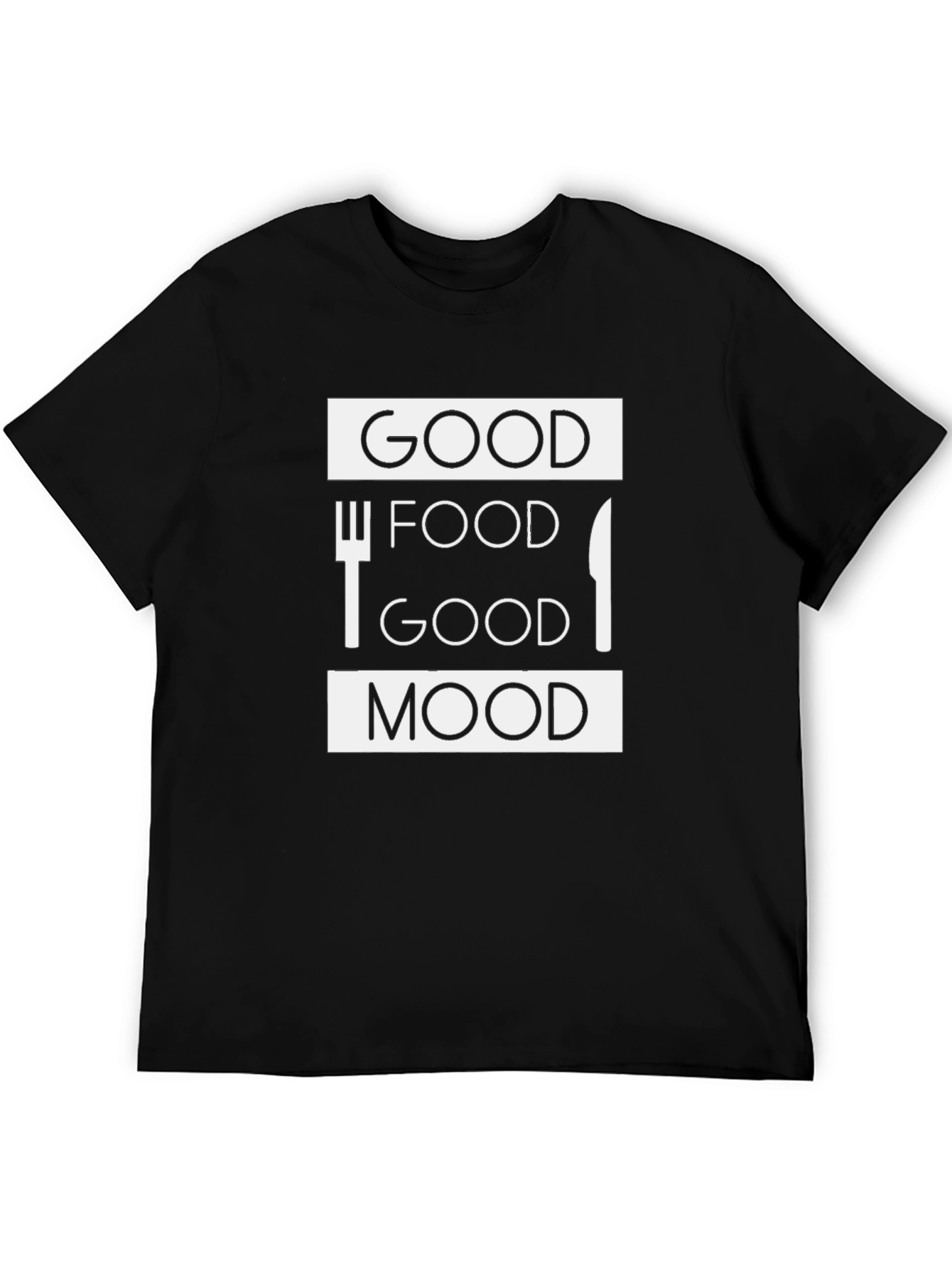 Good Food Good Mood Graphic T-Shirt
