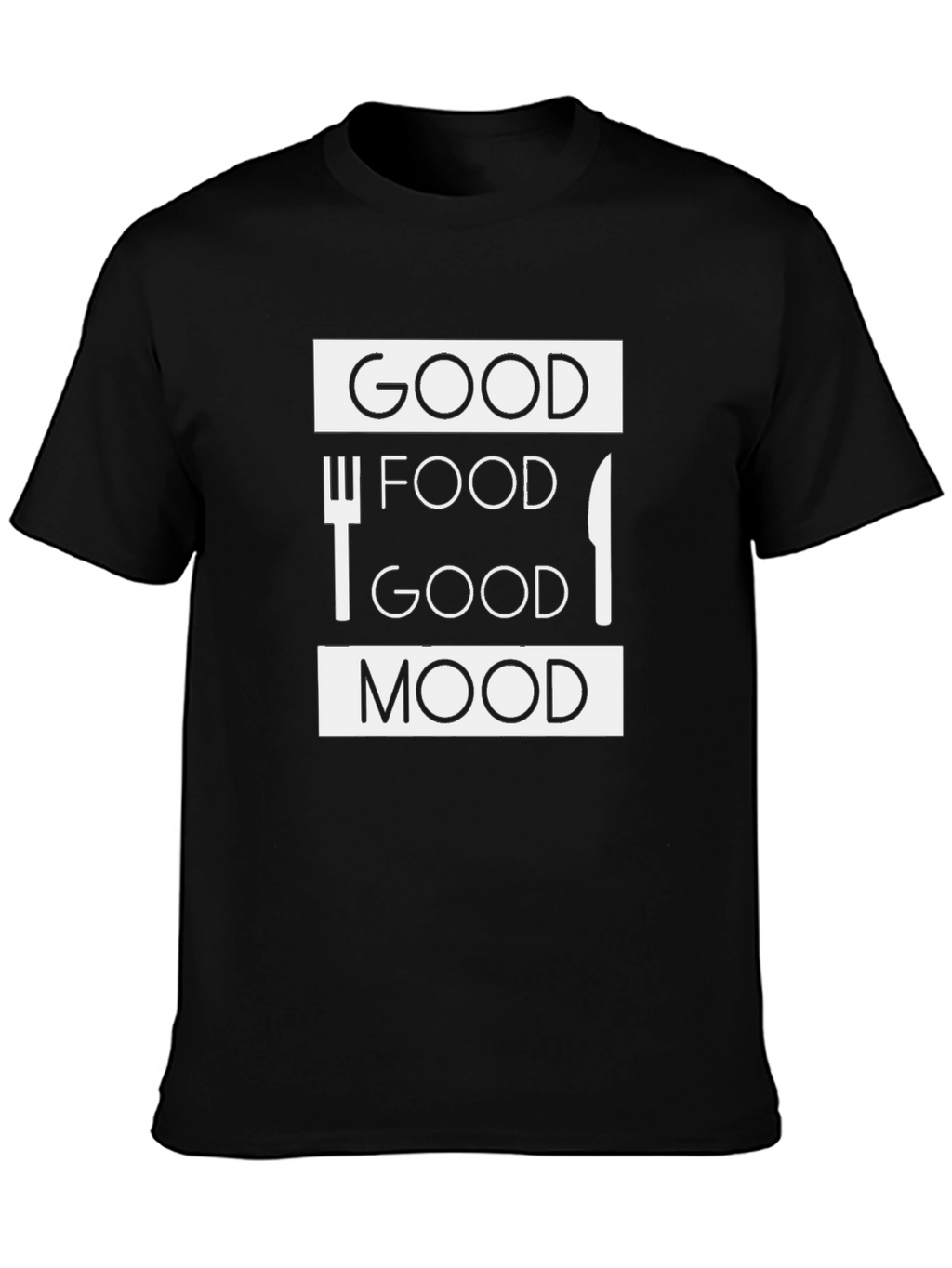 Good Food Good Mood Graphic T-Shirt