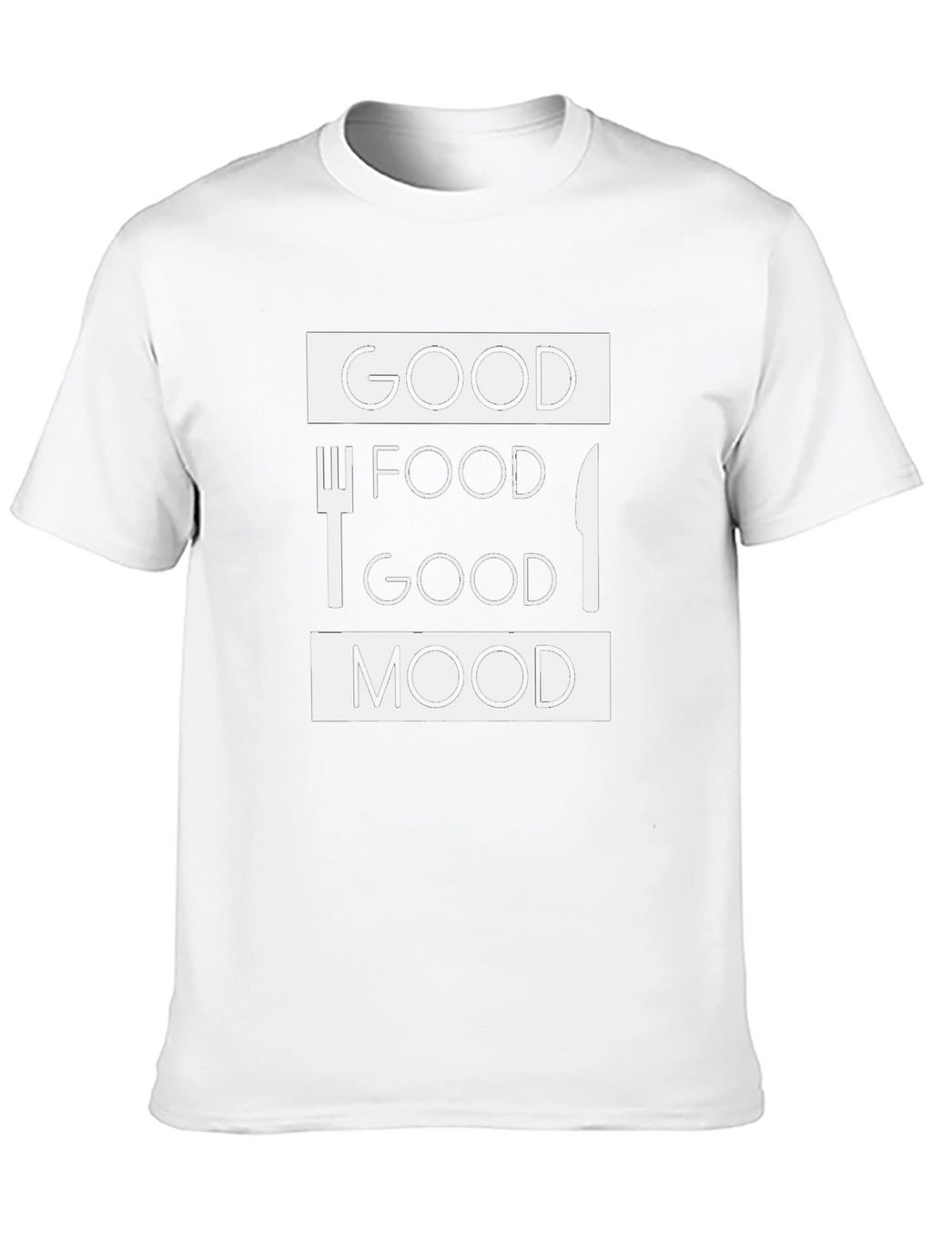 Good Food Good Mood Graphic T-Shirt
