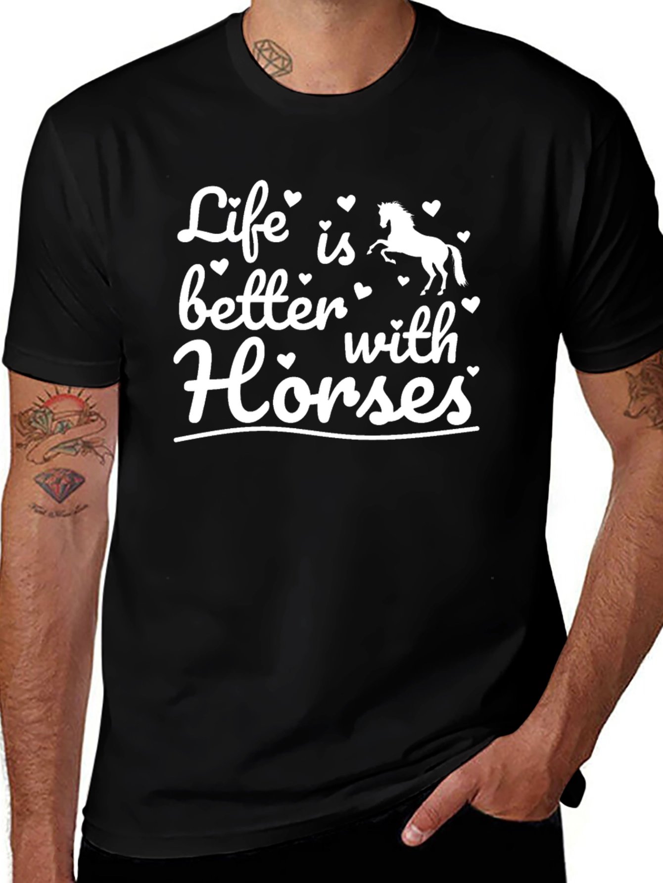 Life is Better with Horses Graphic Tee