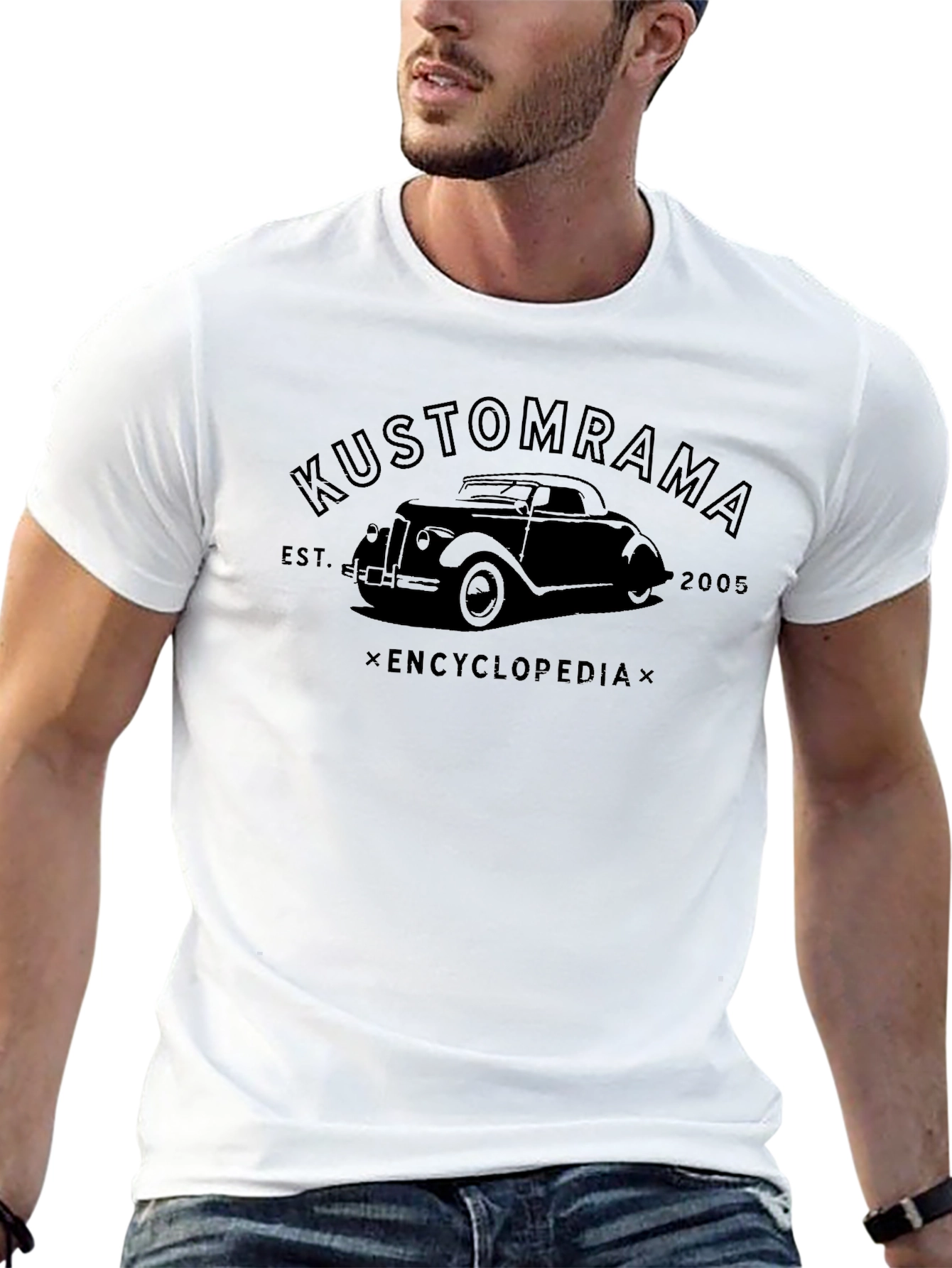 Kustomrama Encyclopedia Black Graphic Tee