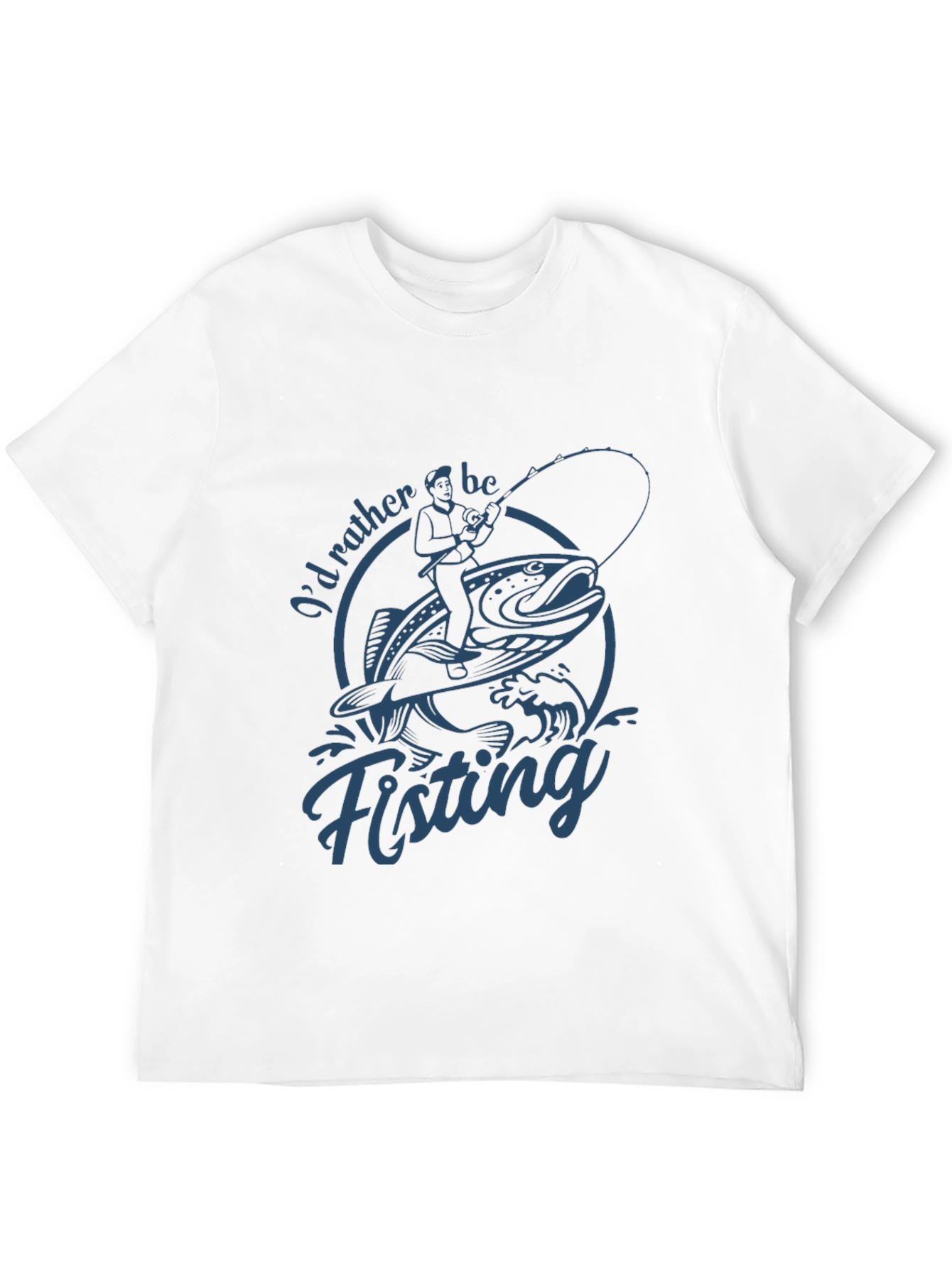 Id Rather Be Fishing Graphic T-Shirt