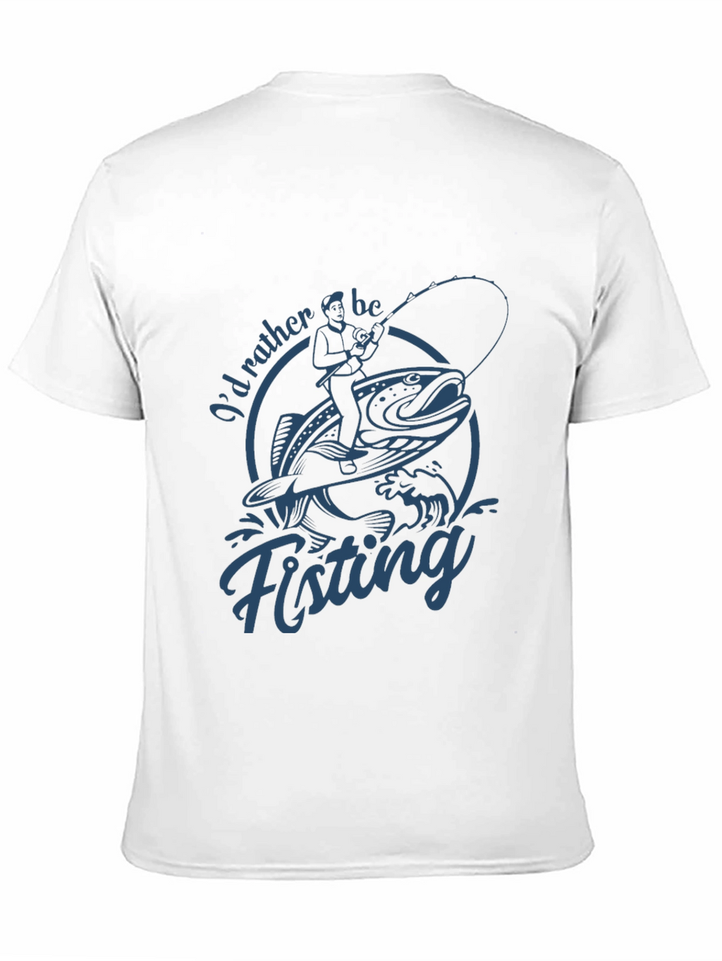 Id Rather Be Fishing Graphic T-Shirt