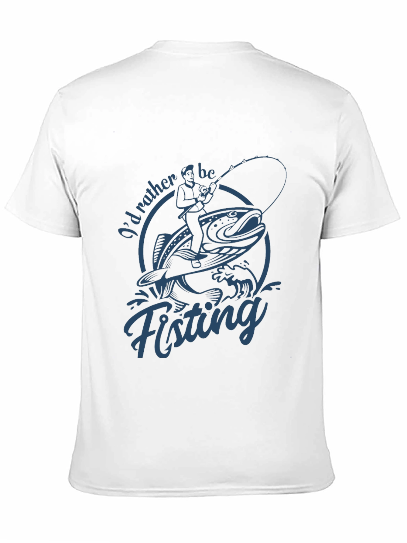 Id Rather Be Fishing Graphic T-Shirt