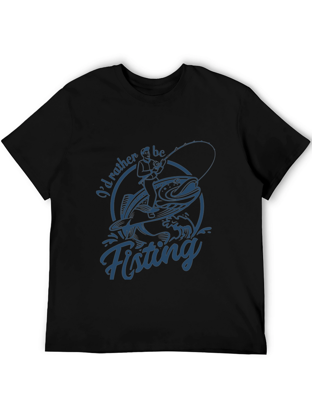 Id Rather Be Fishing Graphic T-Shirt