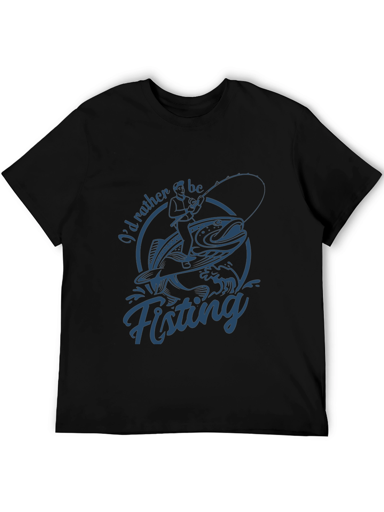 Id Rather Be Fishing Graphic T-Shirt
