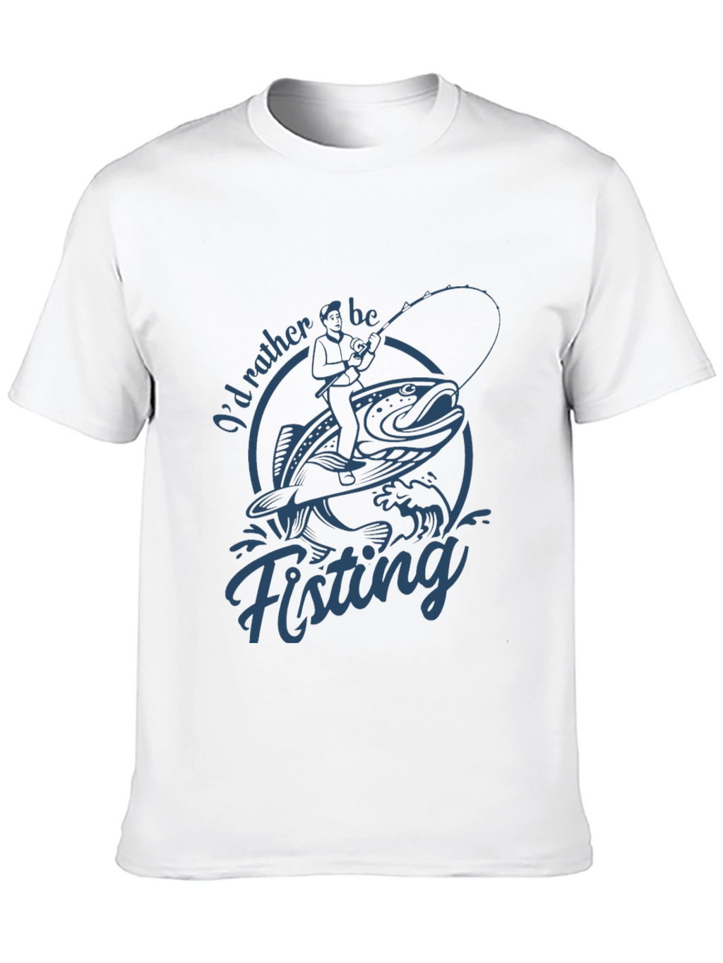 Id Rather Be Fishing Graphic T-Shirt