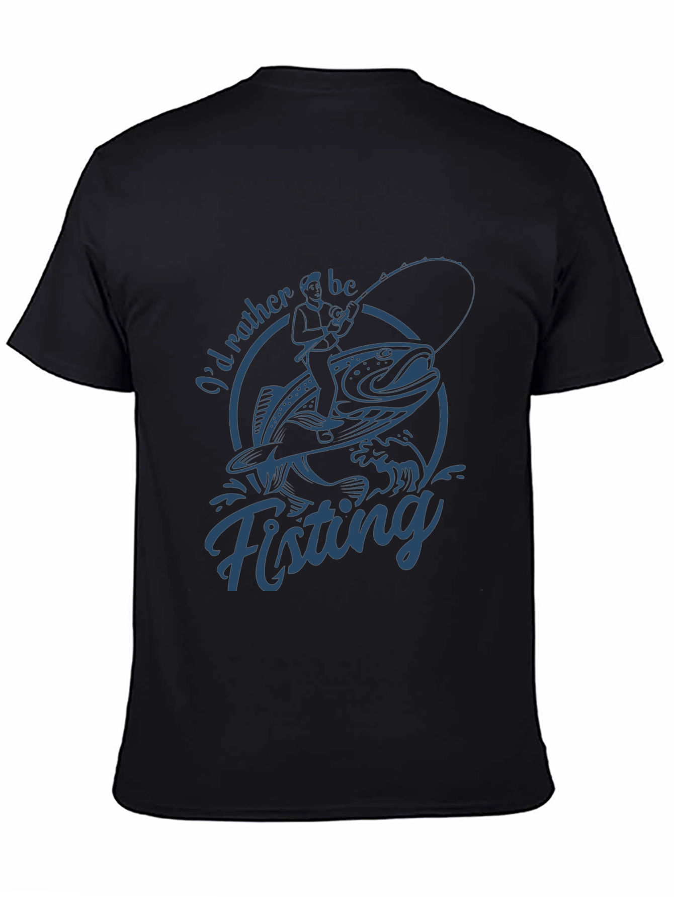 Id Rather Be Fishing Graphic T-Shirt
