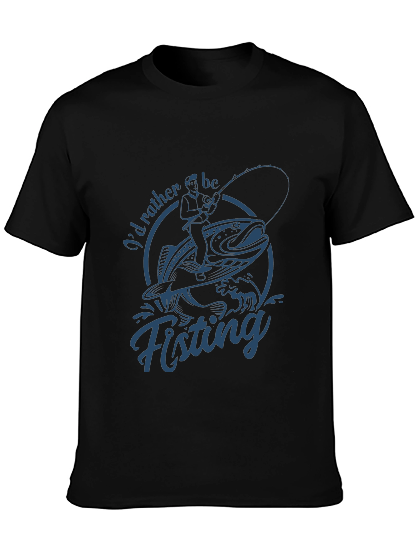 Id Rather Be Fishing Graphic T-Shirt
