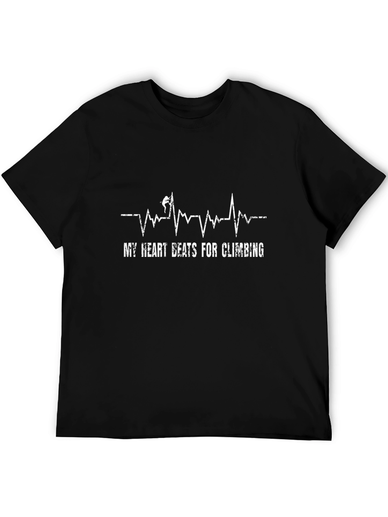 Climbing Heartbeat T-Shirt - My Heart Beats For Climbing