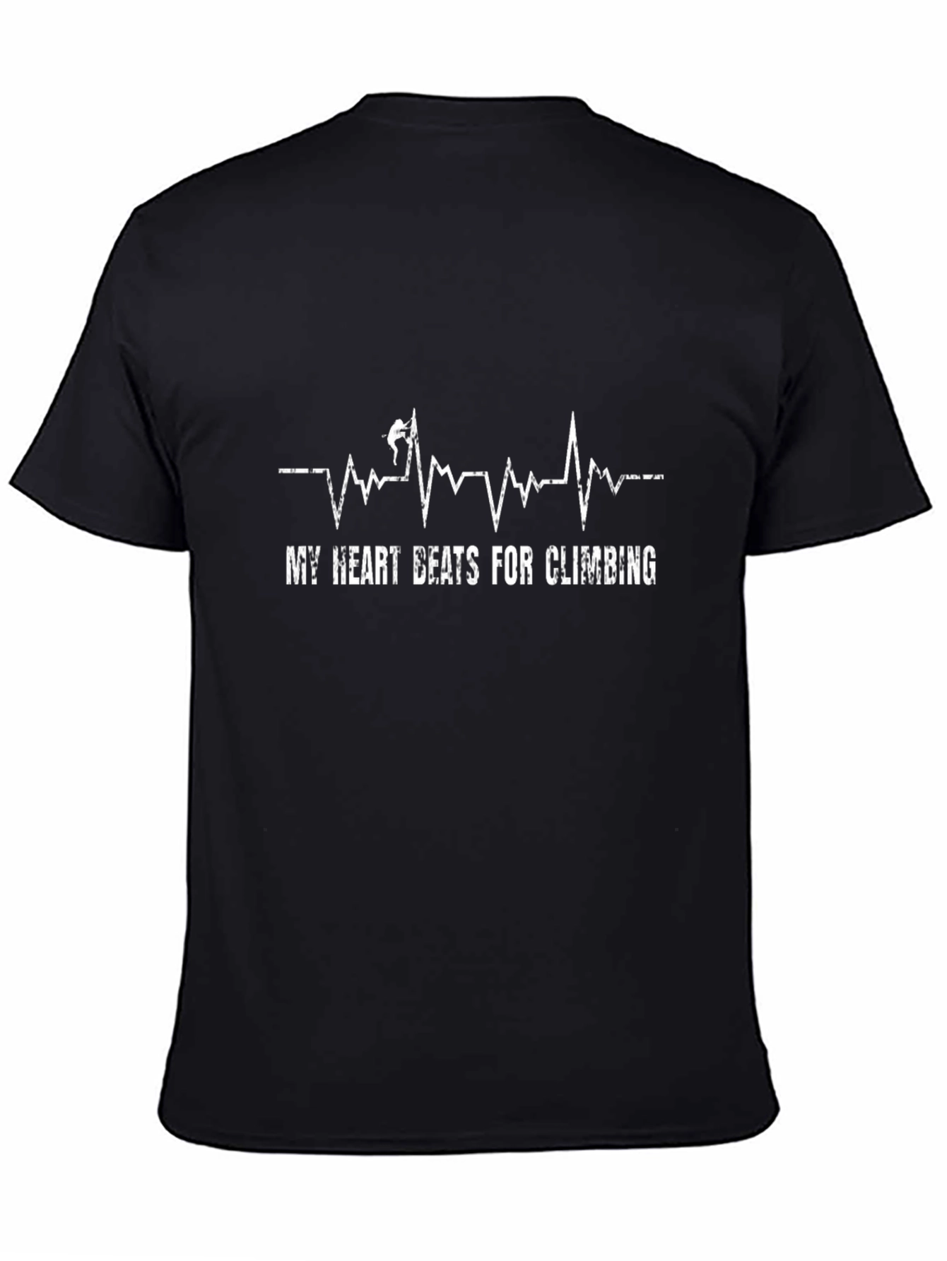Climbing Heartbeat T-Shirt - My Heart Beats For Climbing