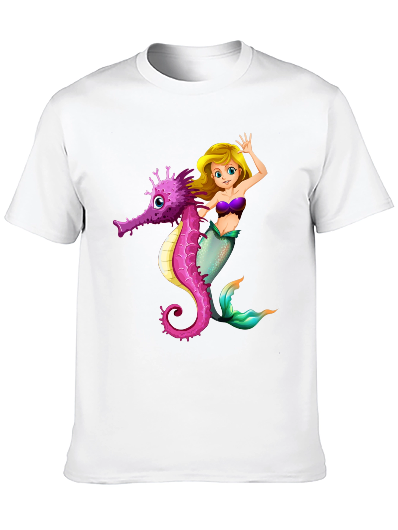 Mermaid & Seahorse Graphic Tee