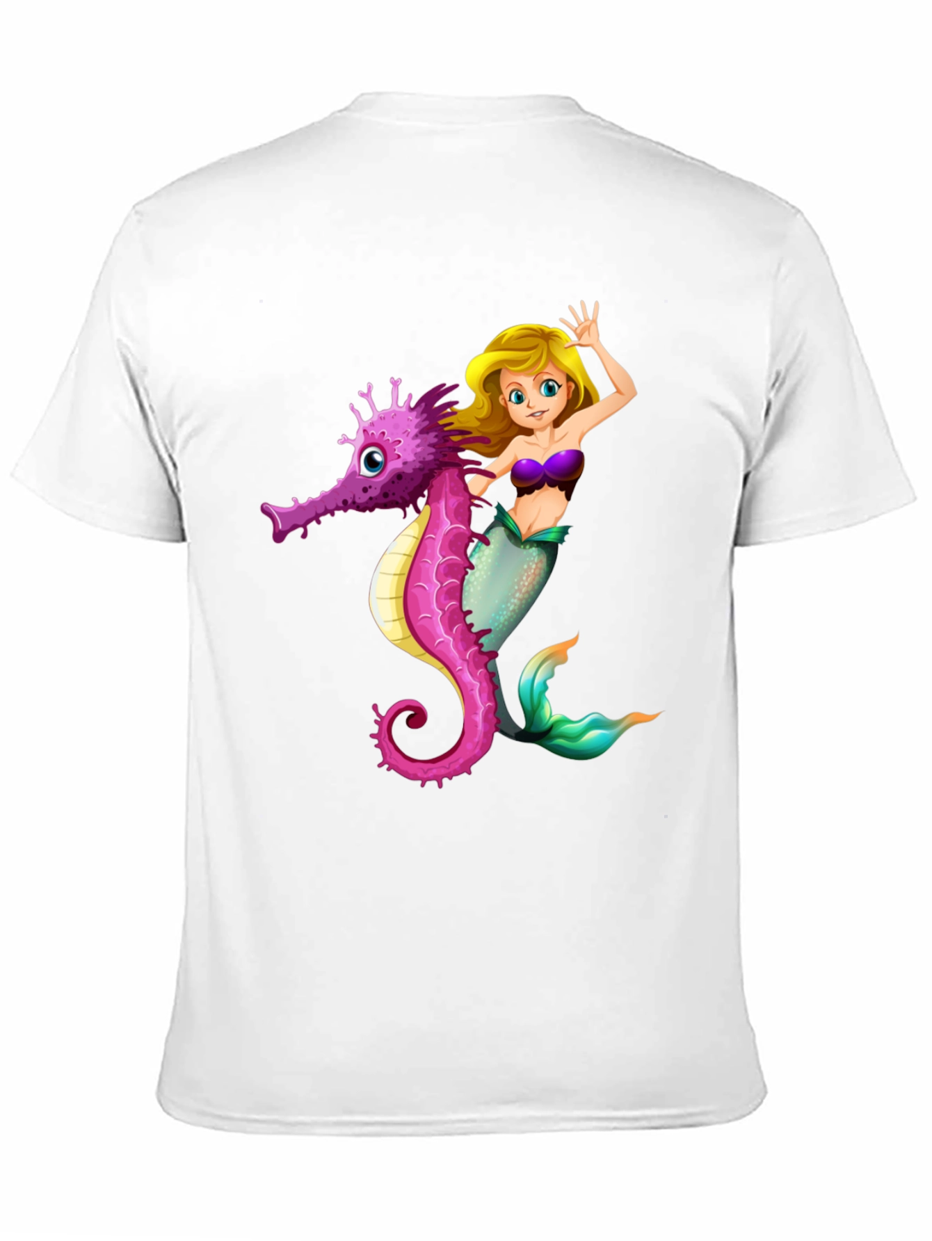 Mermaid & Seahorse Graphic Tee
