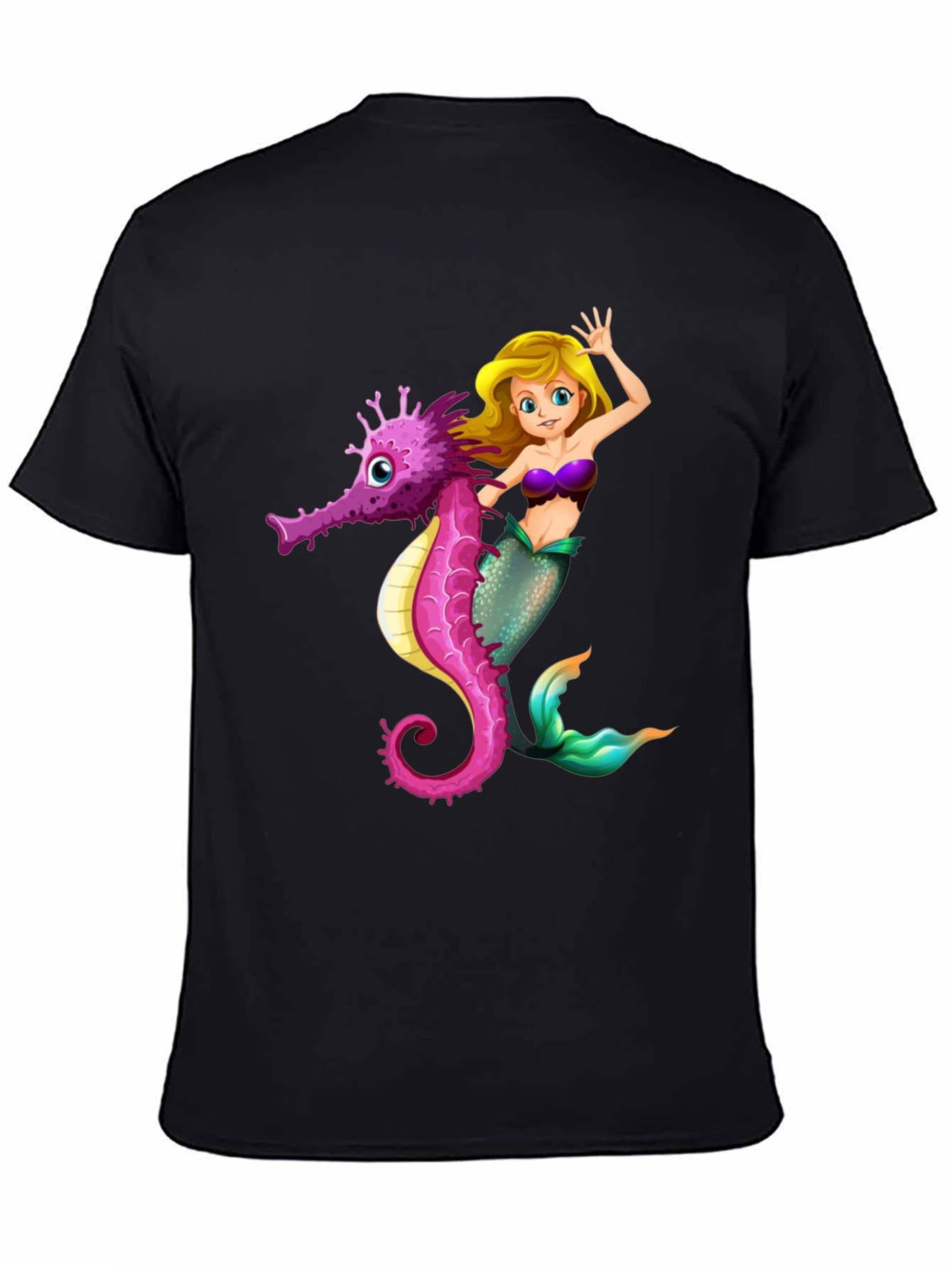 Mermaid & Seahorse Graphic Tee
