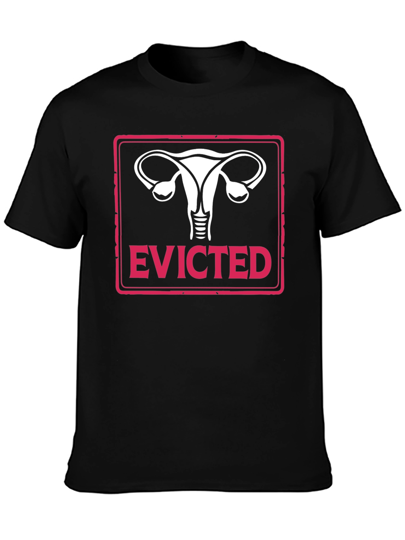 Evicted Uterus T-Shirt - Pro Choice Feminism Tee