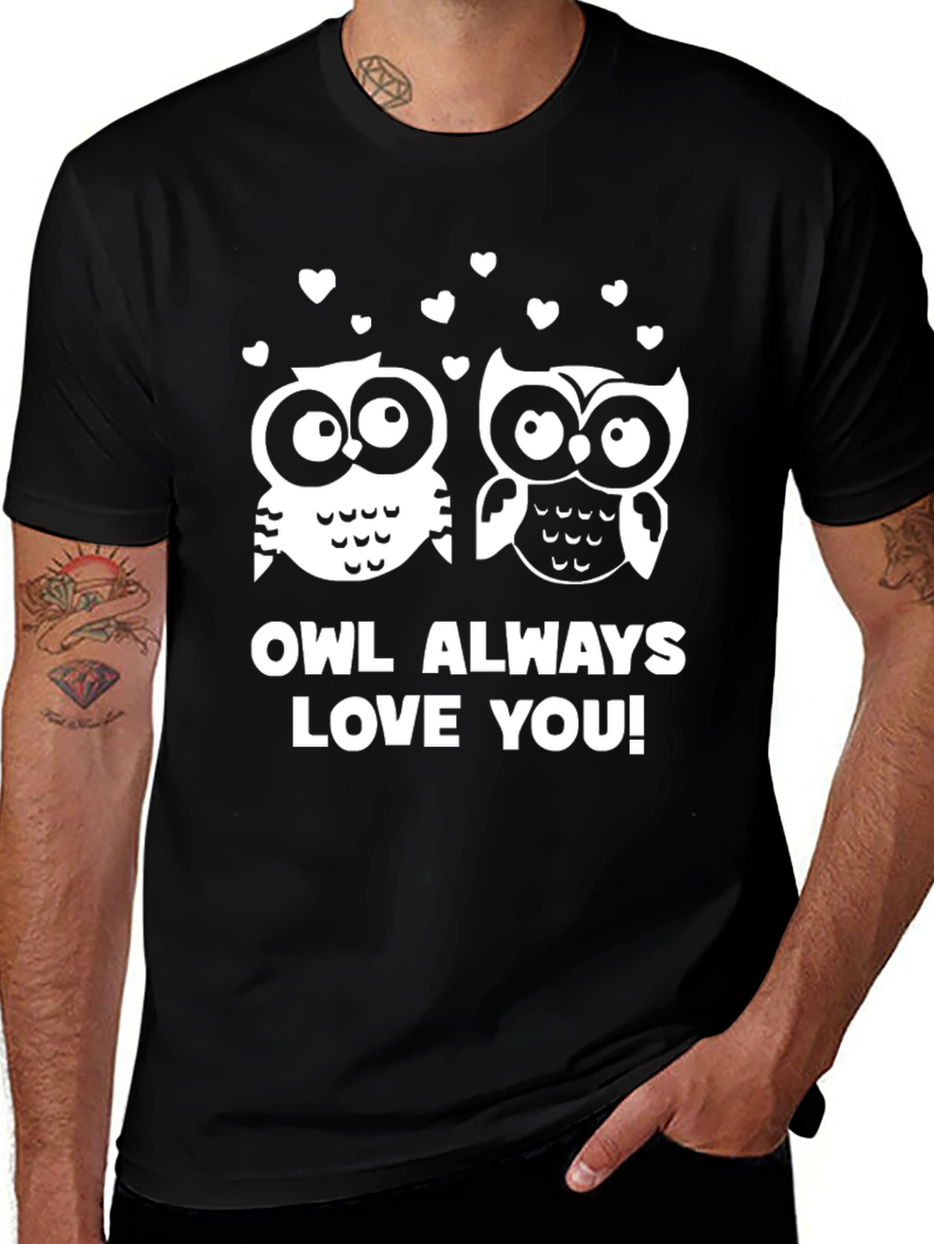 Owl Always Love You Graphic Tee - Cute Couple Shirt