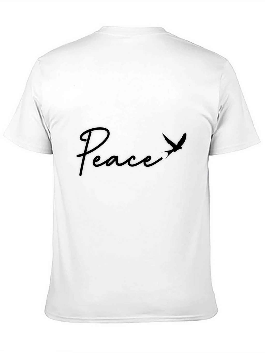 Peace Graphic T-Shirt - Mens Black Tee