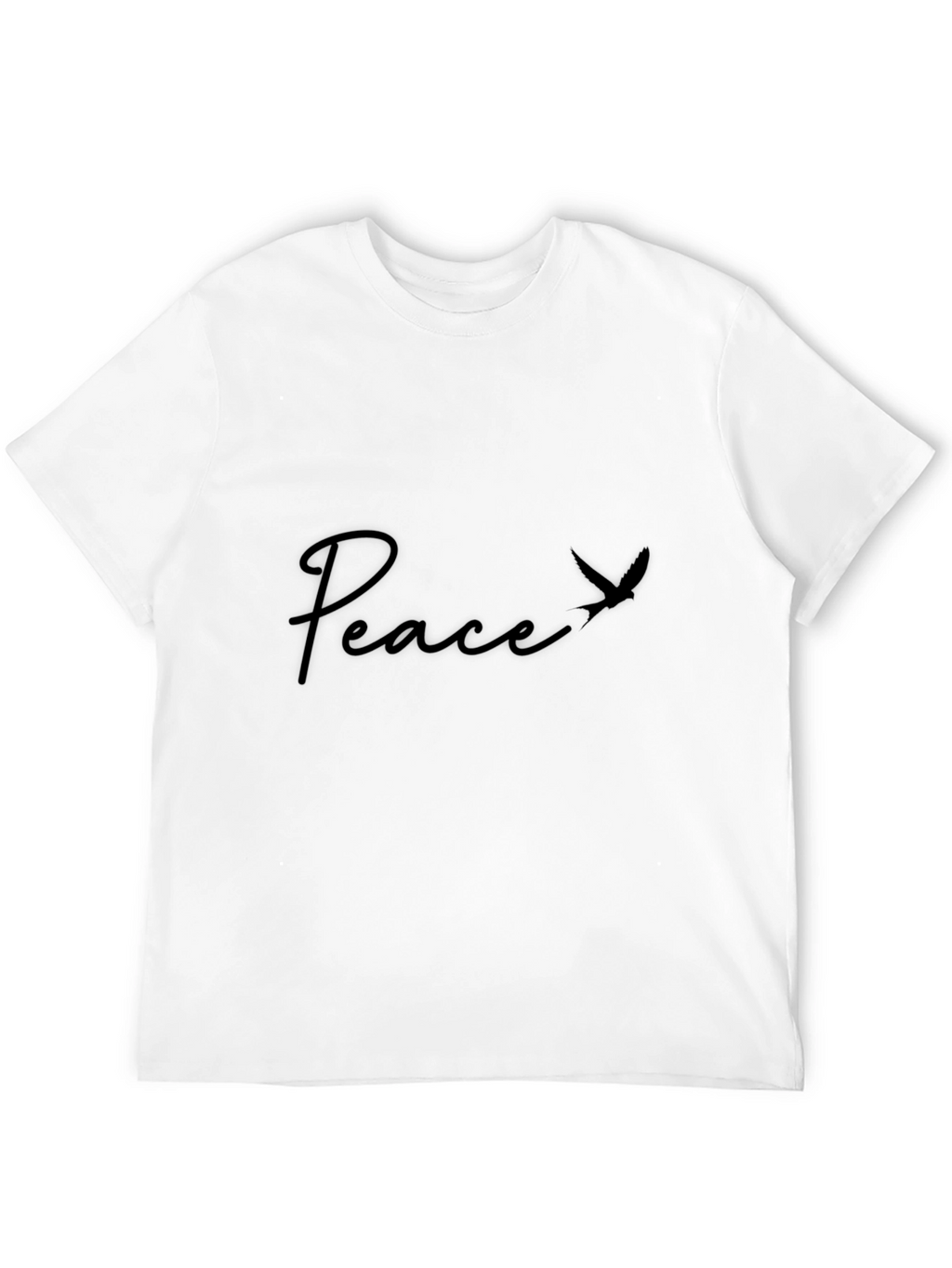 Peace Graphic T-Shirt - Mens Black Tee