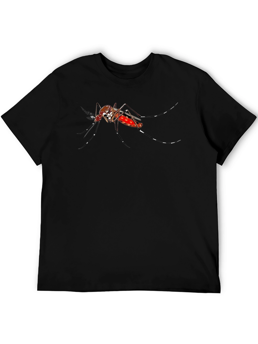 Mosquito Graphic T-Shirt - Novelty Bug Tee
