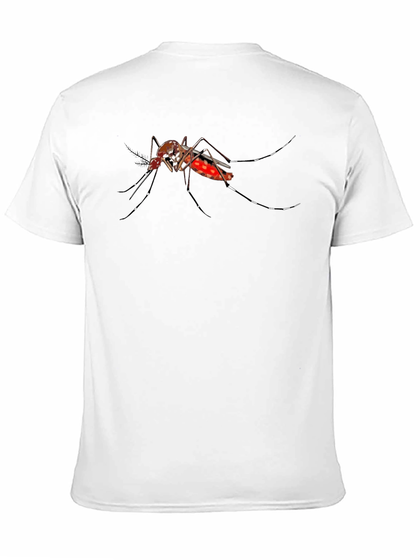 Mosquito Graphic T-Shirt - Novelty Bug Tee