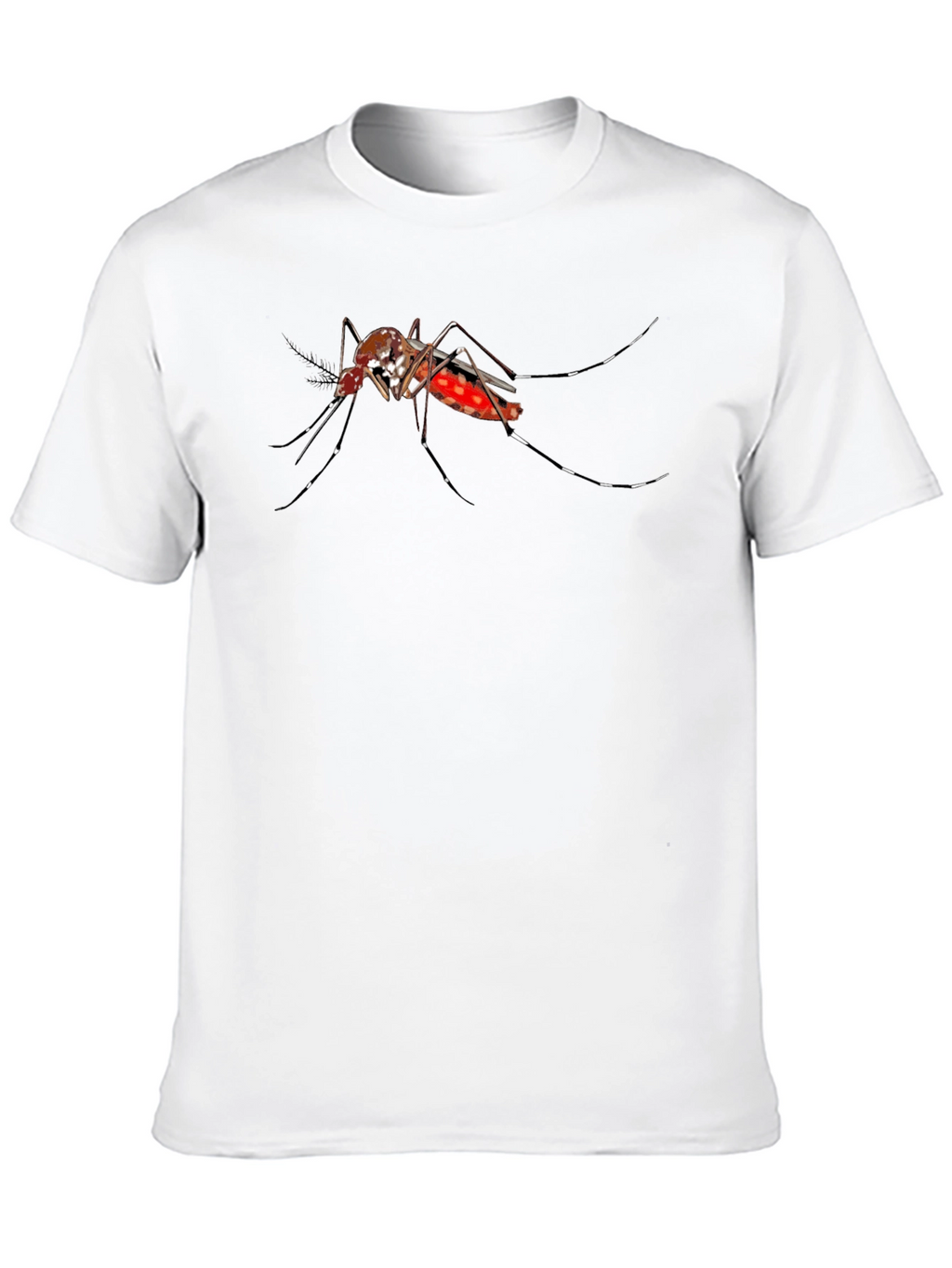 Mosquito Graphic T-Shirt - Novelty Bug Tee