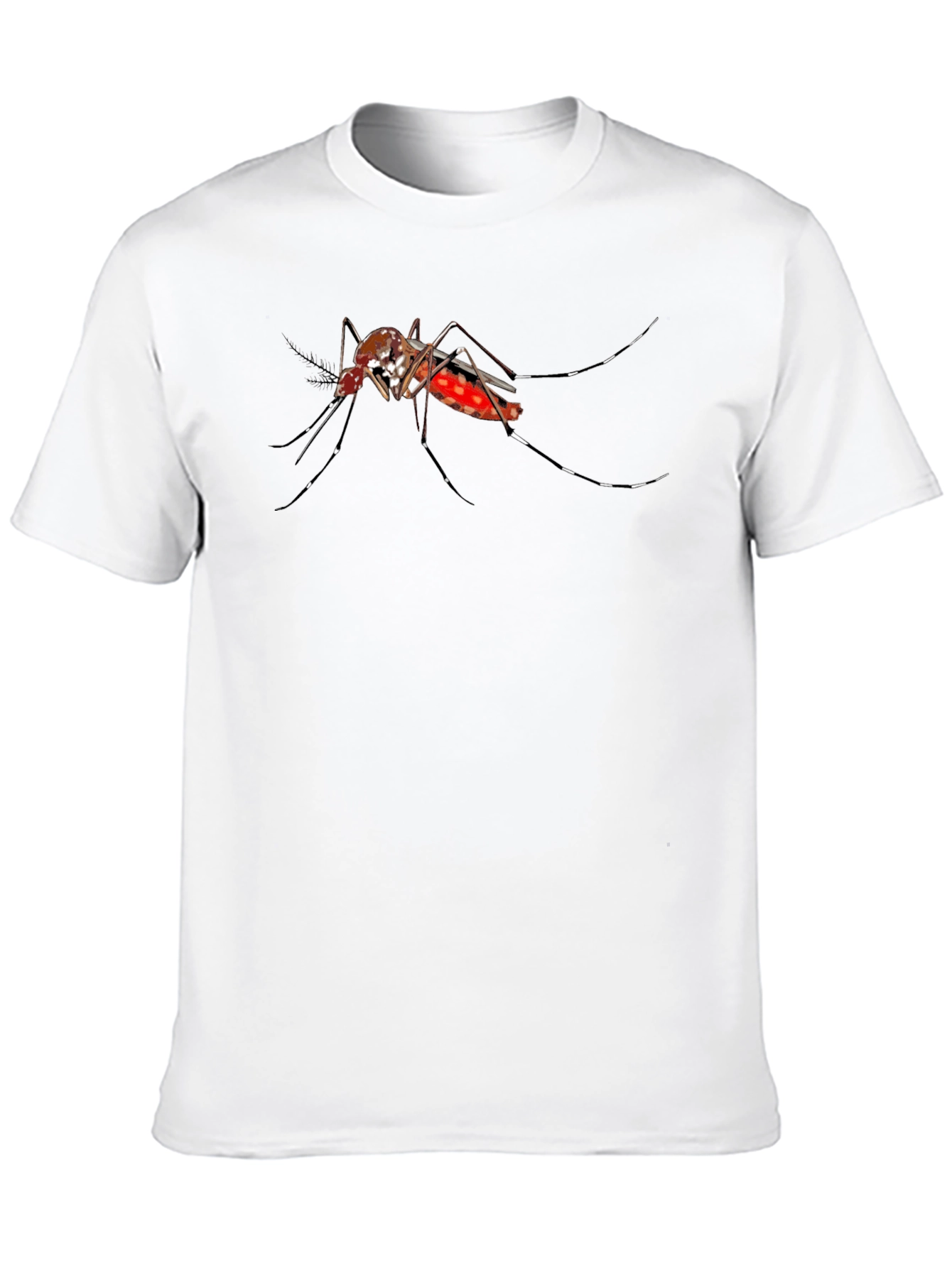 Mosquito Graphic T-Shirt - Novelty Bug Tee