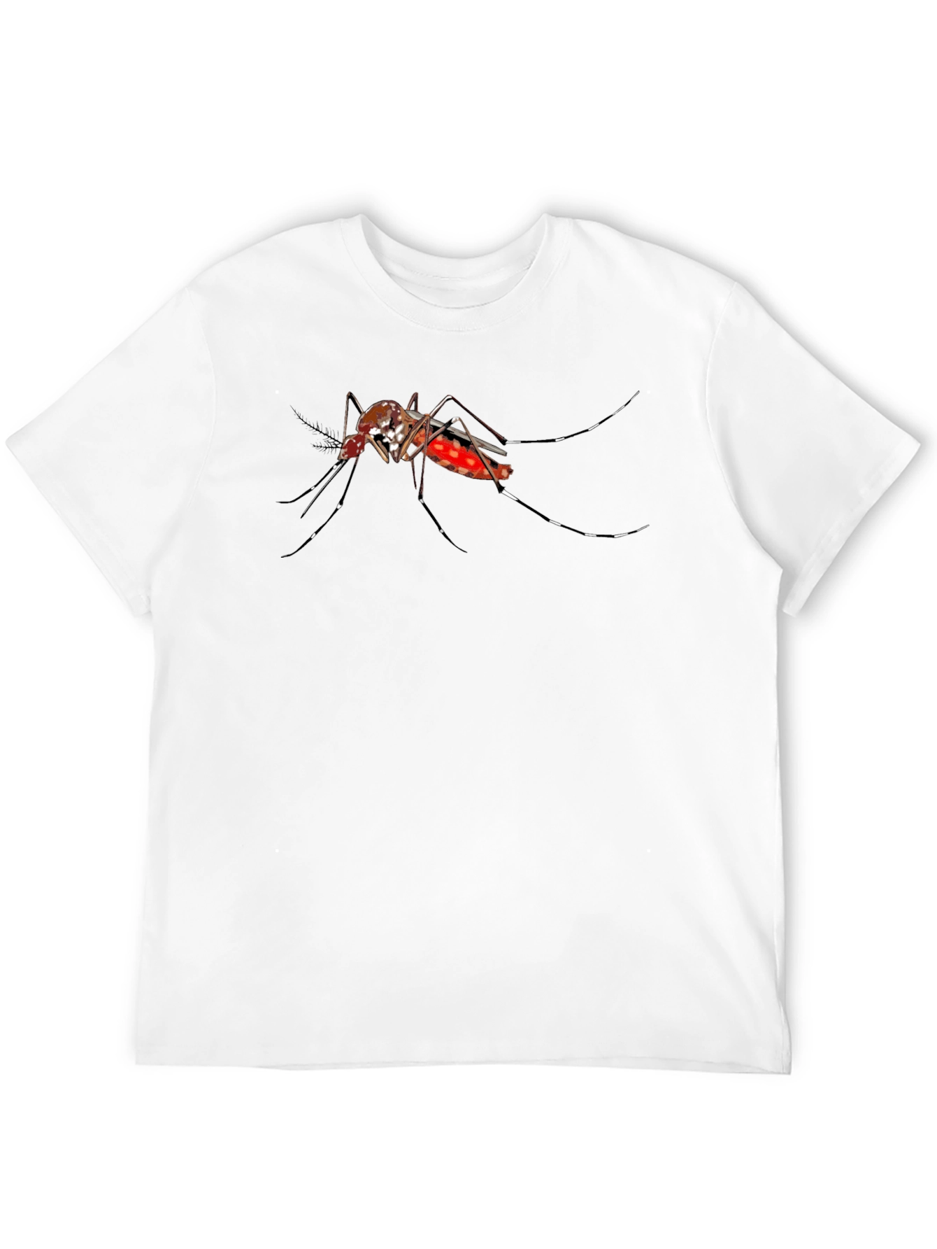 Mosquito Graphic T-Shirt - Novelty Bug Tee
