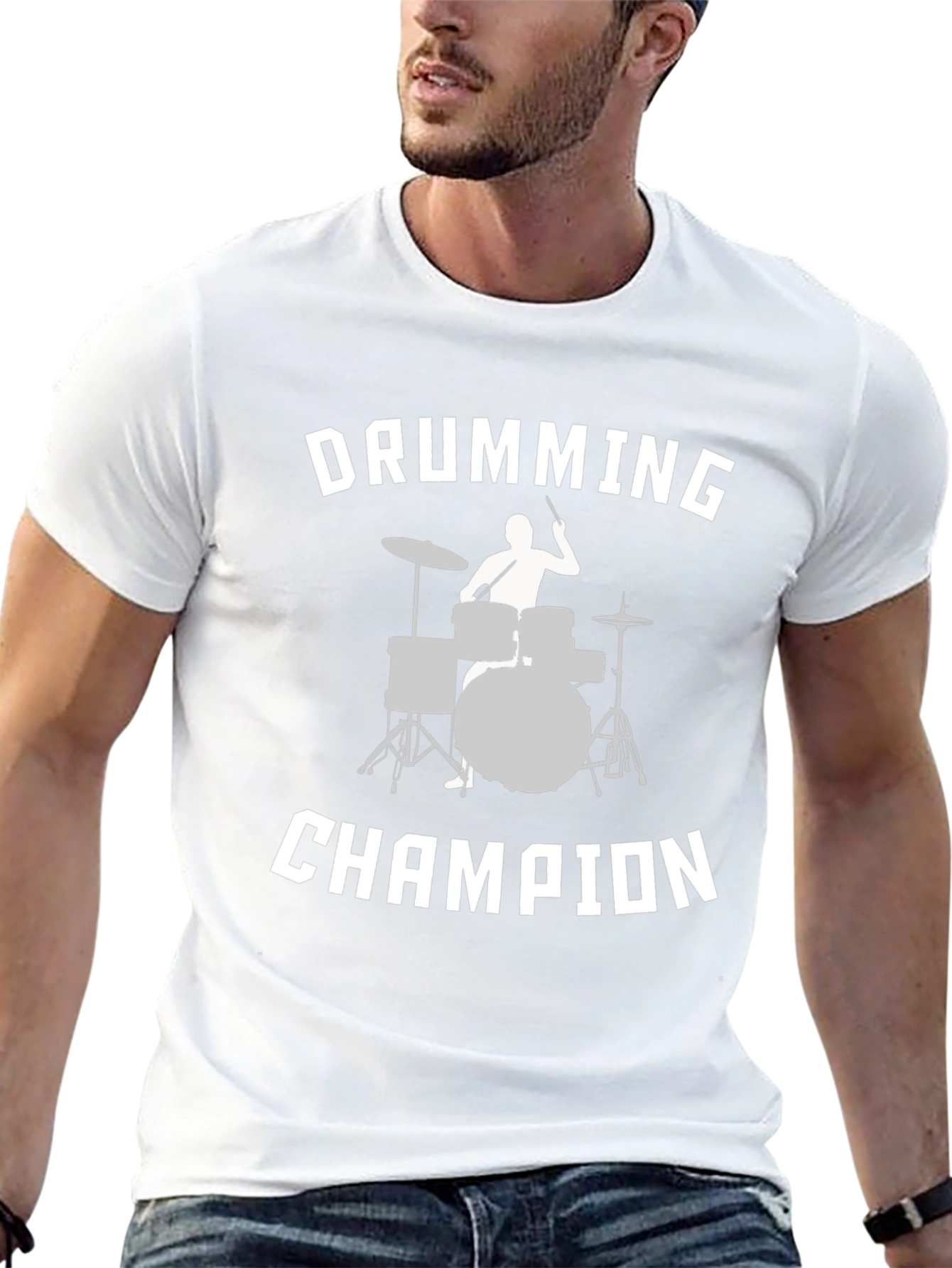 Drumming Champion Graphic T-Shirt