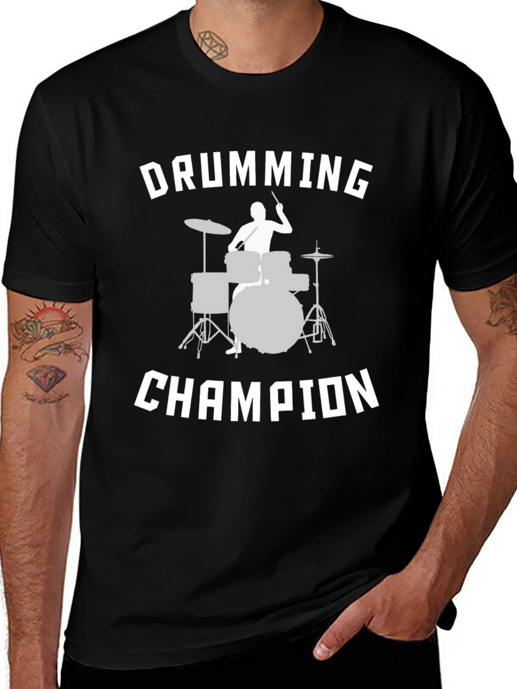Drumming Champion Graphic T-Shirt