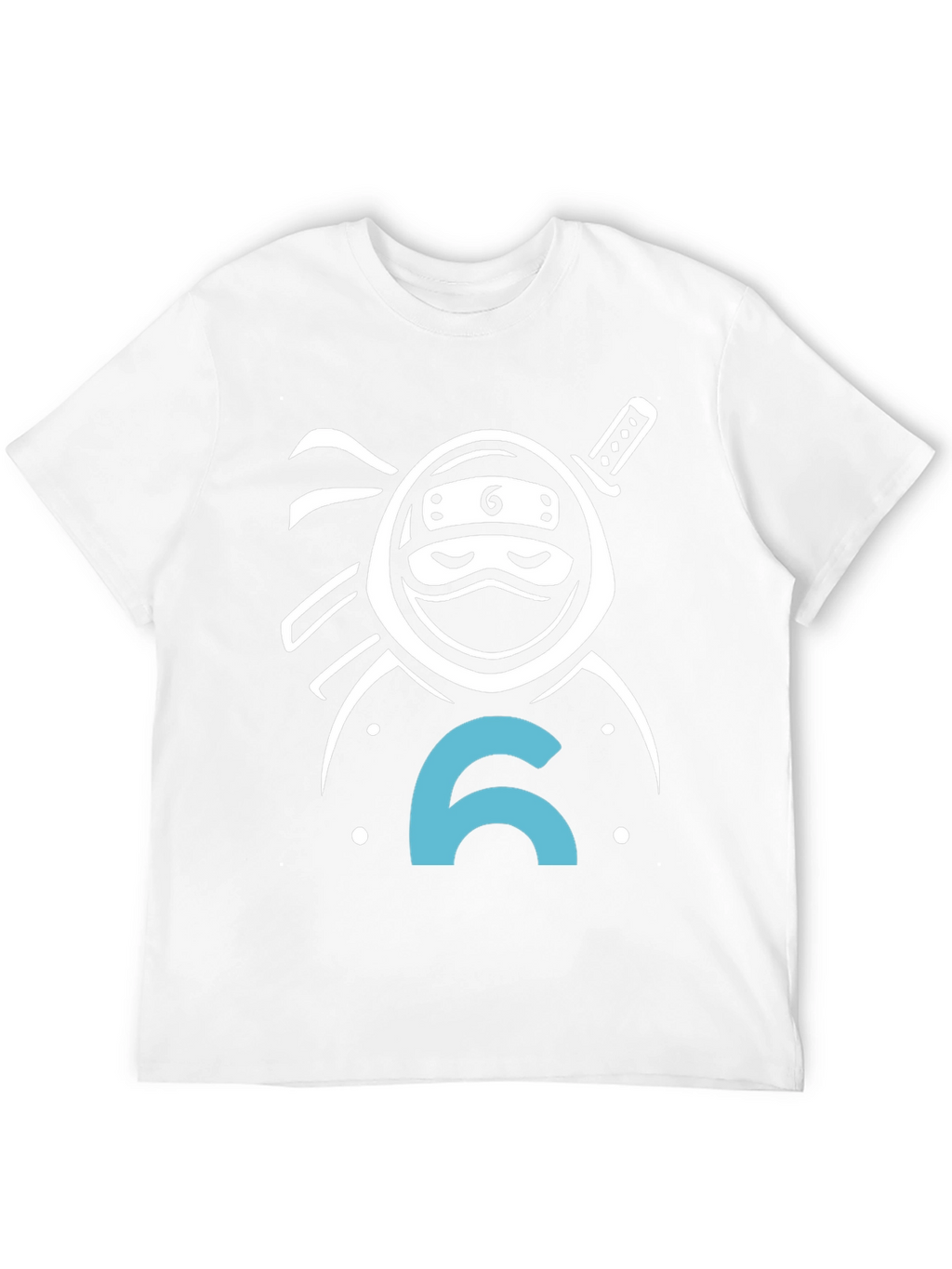 Ninja Number 6 T-Shirt - Black