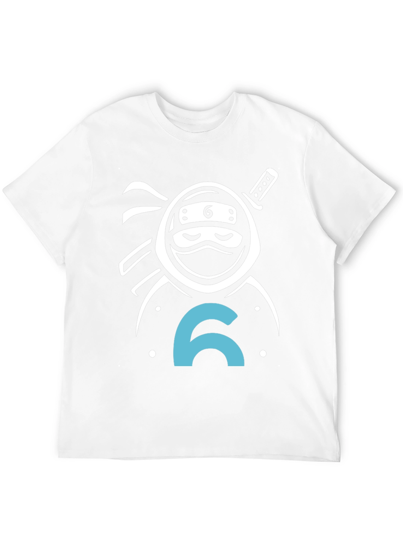 Ninja Number 6 T-Shirt - Black