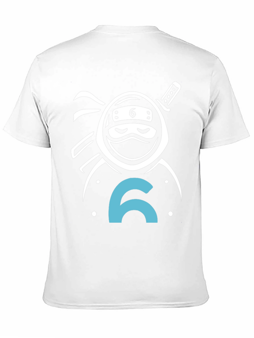 Ninja Number 6 T-Shirt - Black