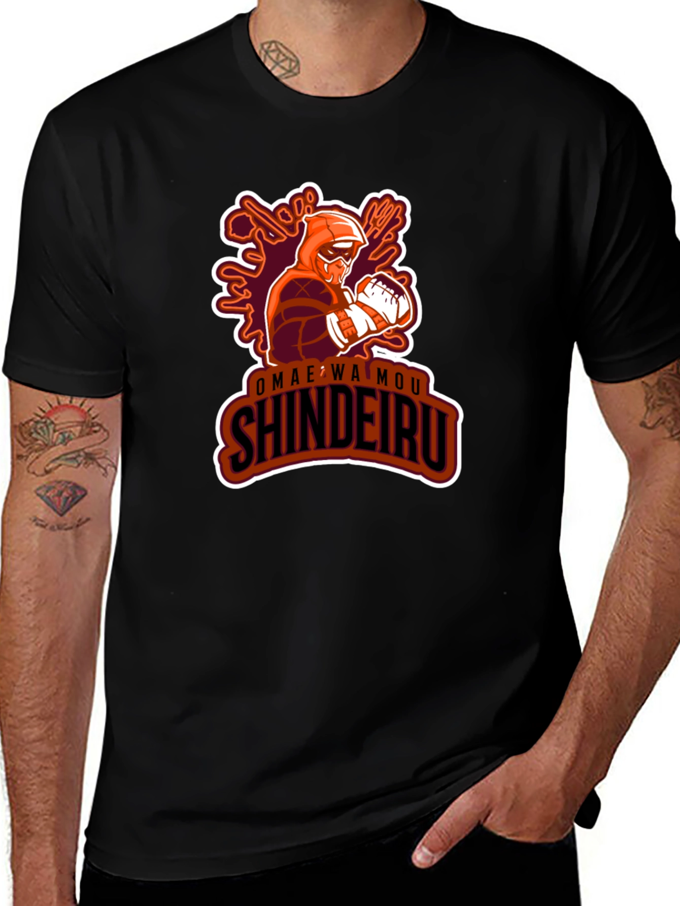 Omae Wa Mou Shindeiru Anime Graphic T-Shirt