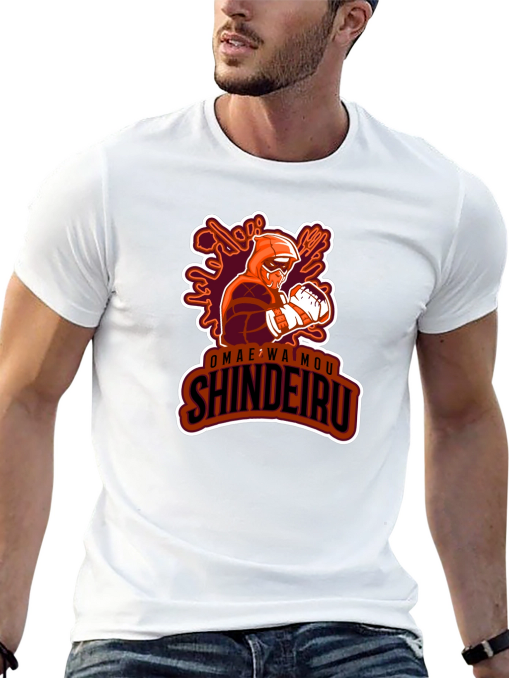 Omae Wa Mou Shindeiru Anime Graphic T-Shirt