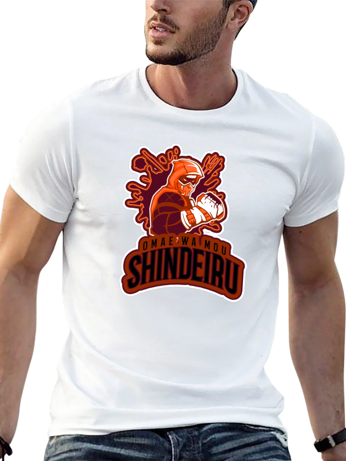Omae Wa Mou Shindeiru Anime Graphic T-Shirt
