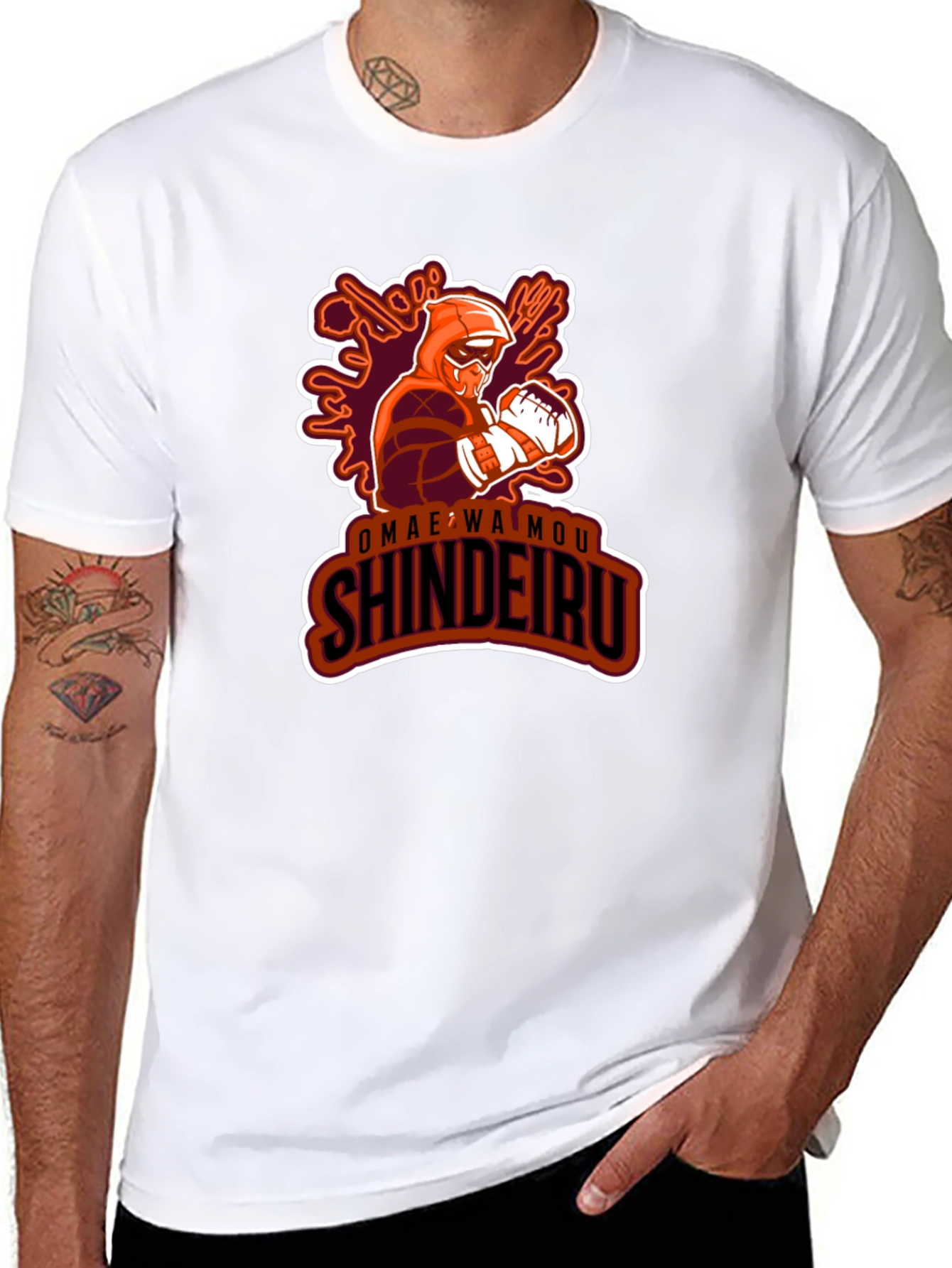 Omae Wa Mou Shindeiru Anime Graphic T-Shirt