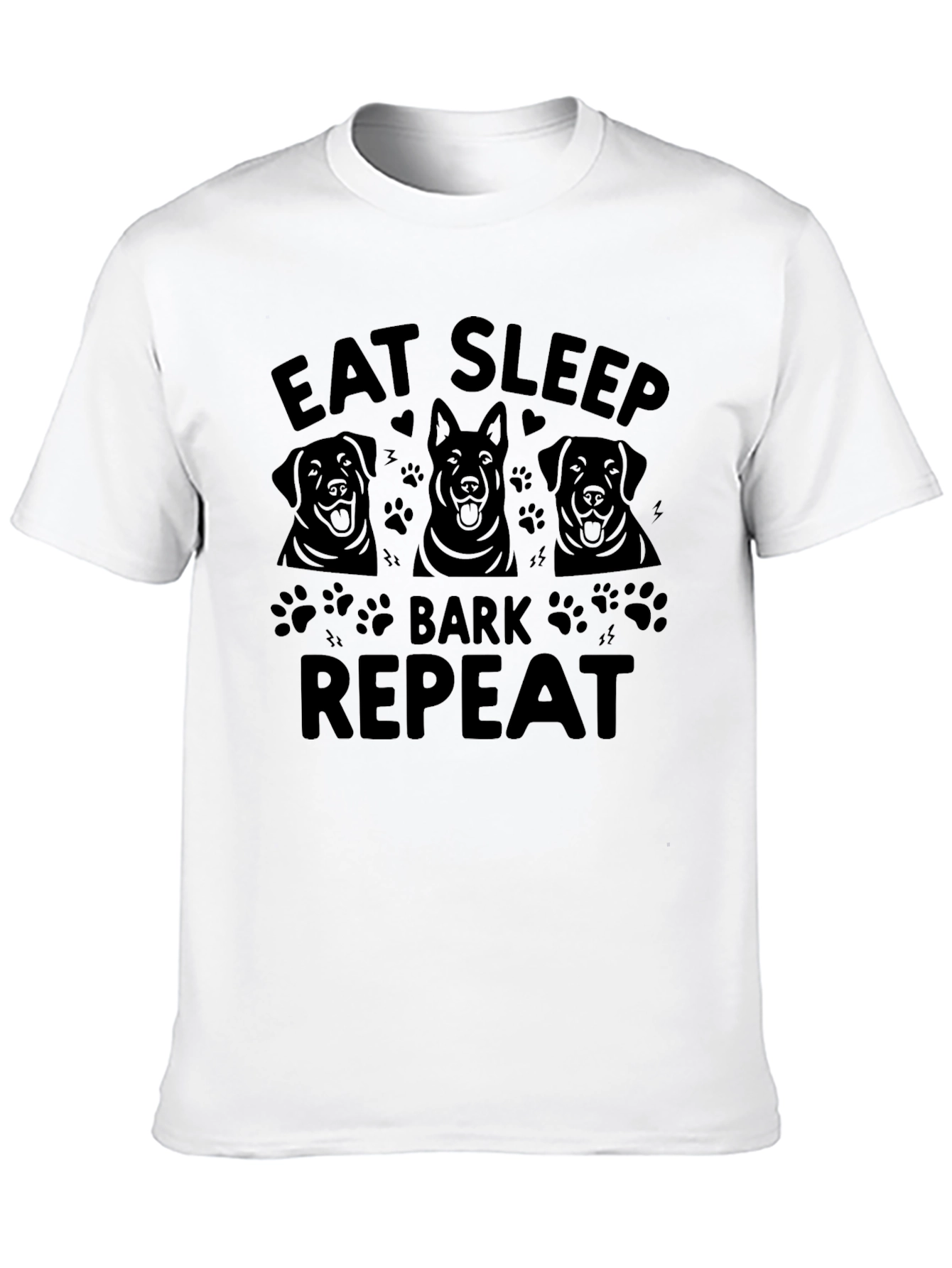 Eat Sleep Bark Repeat Dog Lover T-Shirt