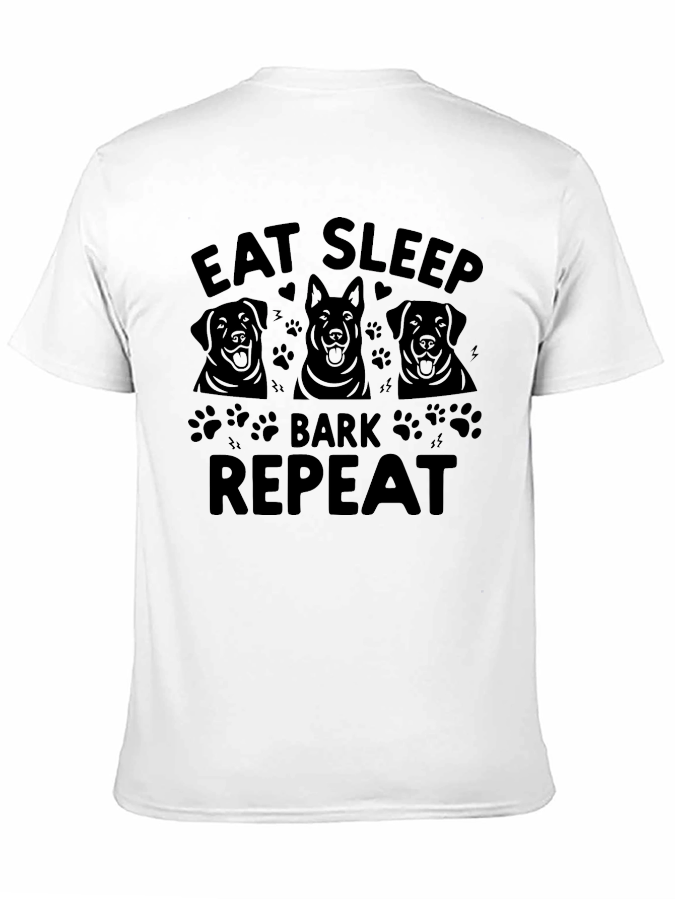 Eat Sleep Bark Repeat Dog Lover T-Shirt