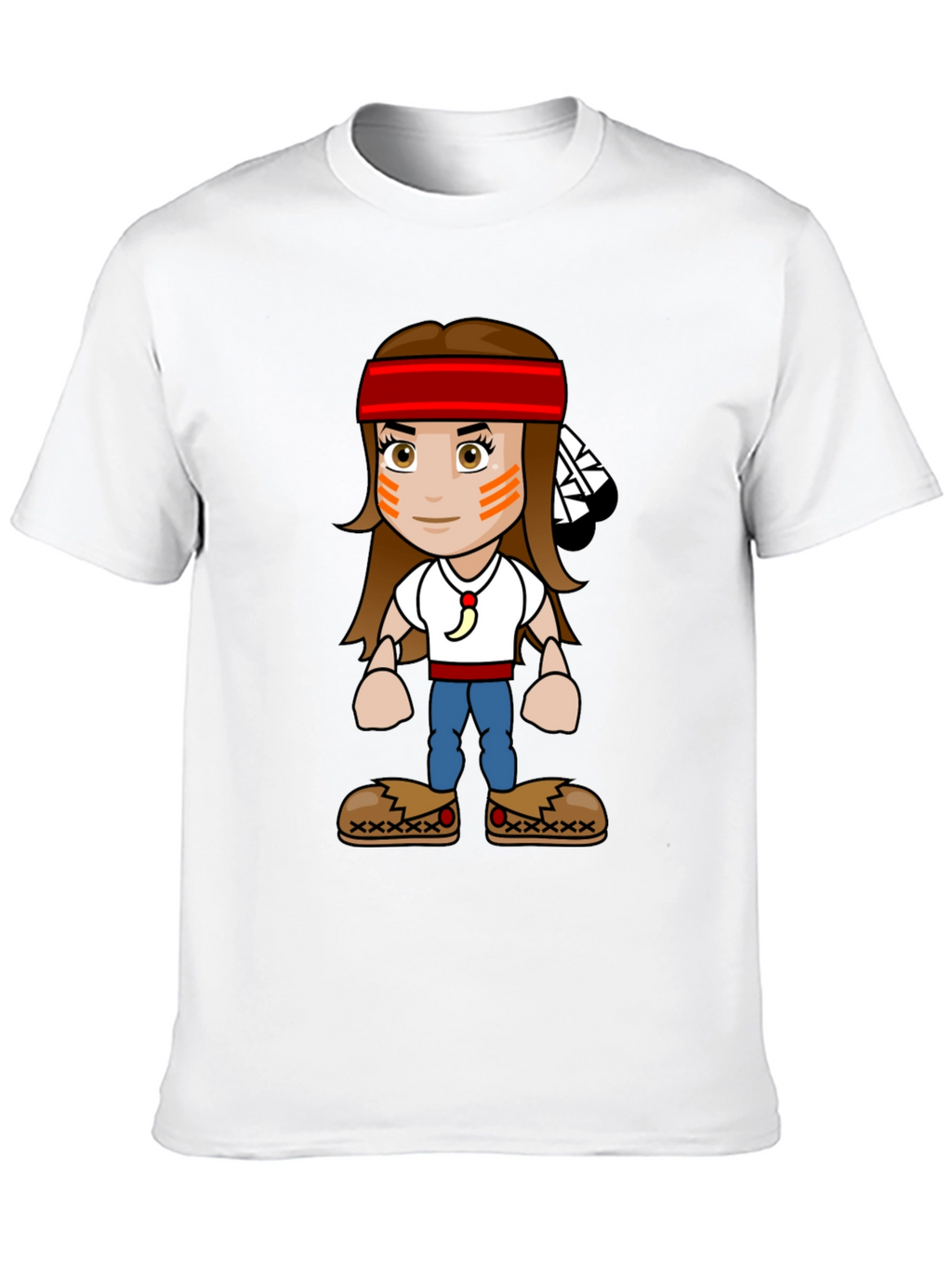 Native American Cartoon T-Shirt