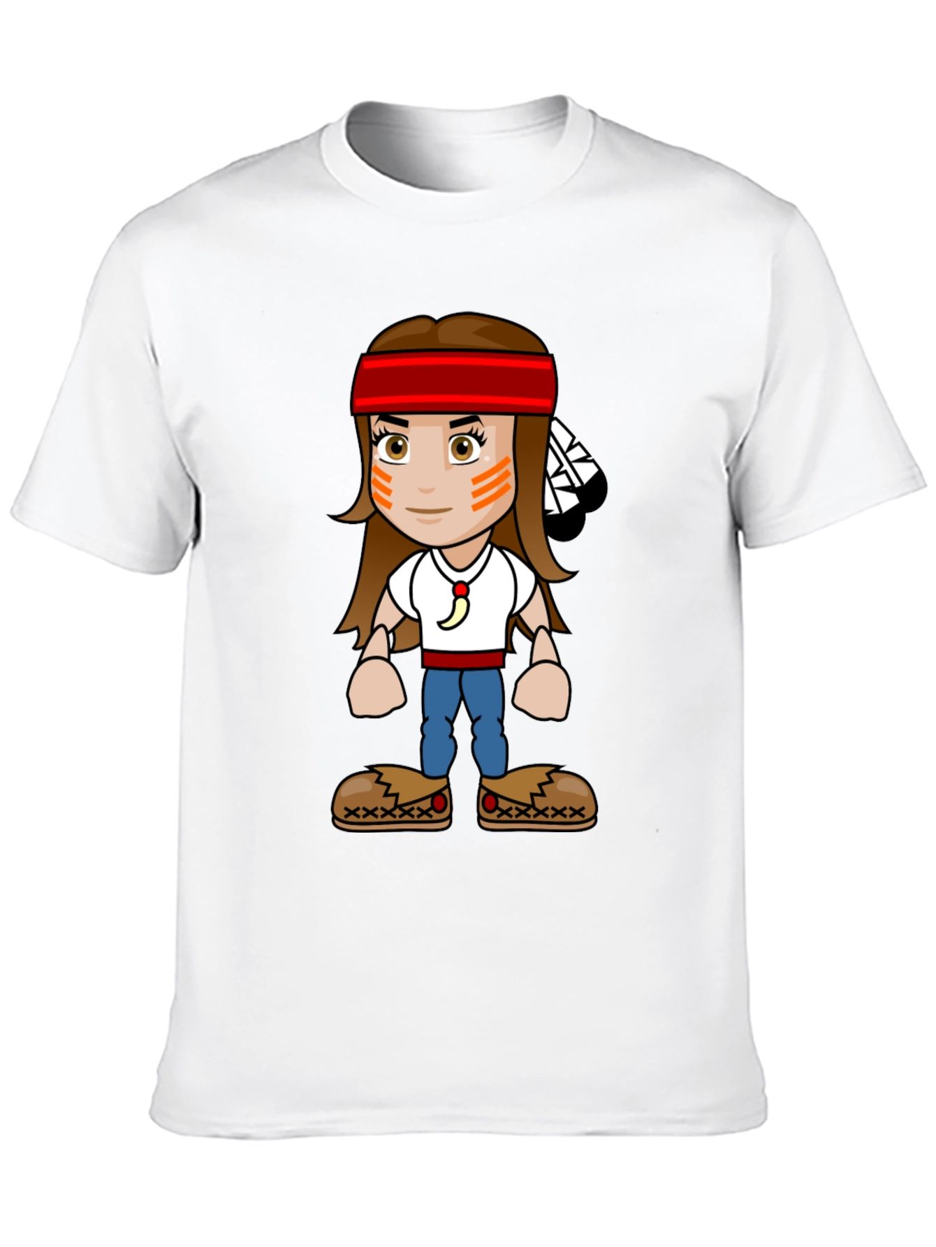 Native American Cartoon T-Shirt