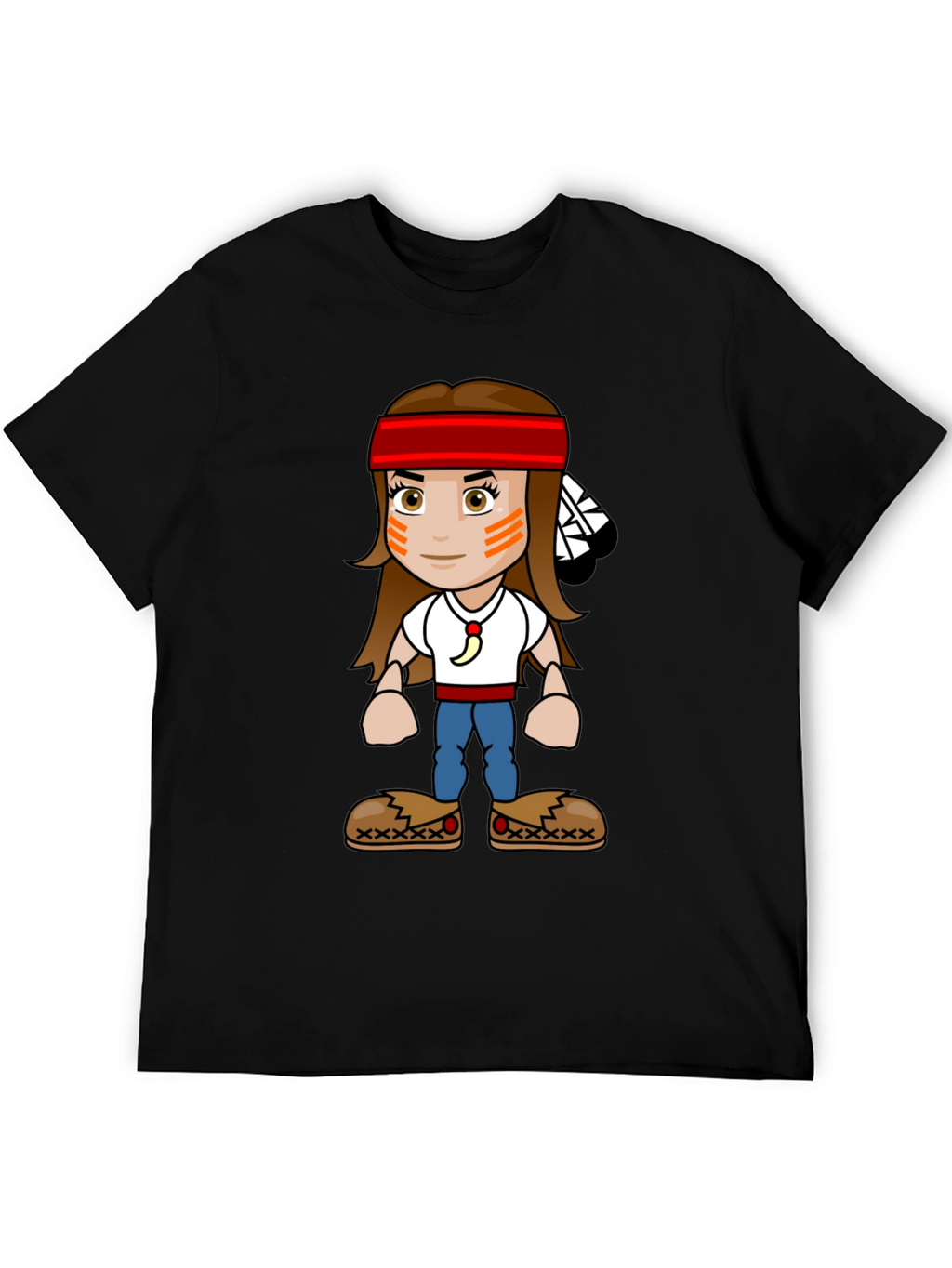 Native American Cartoon T-Shirt