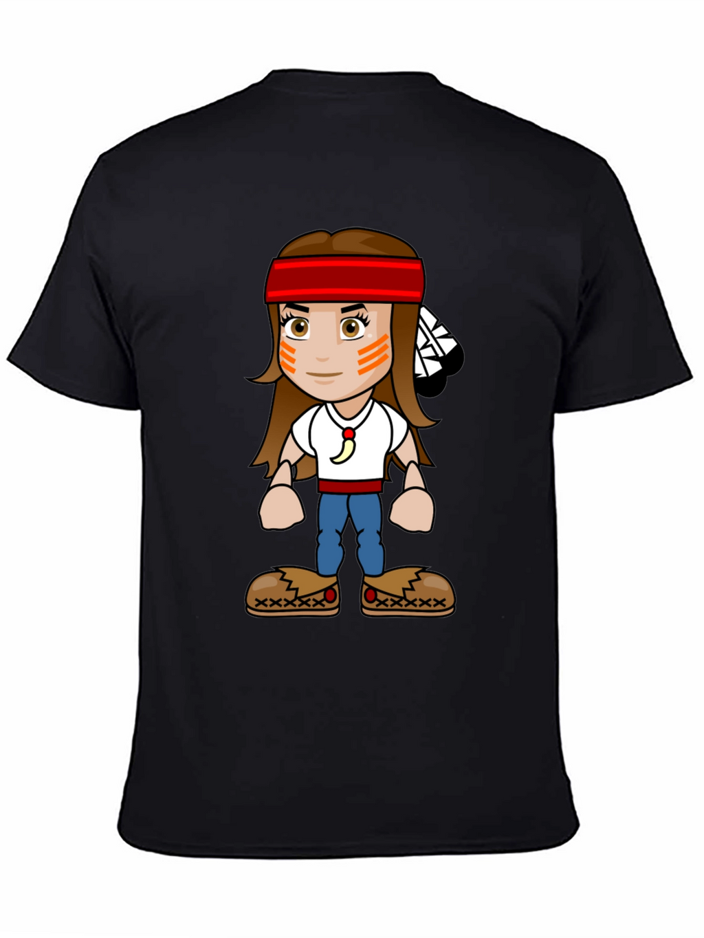 Native American Cartoon T-Shirt