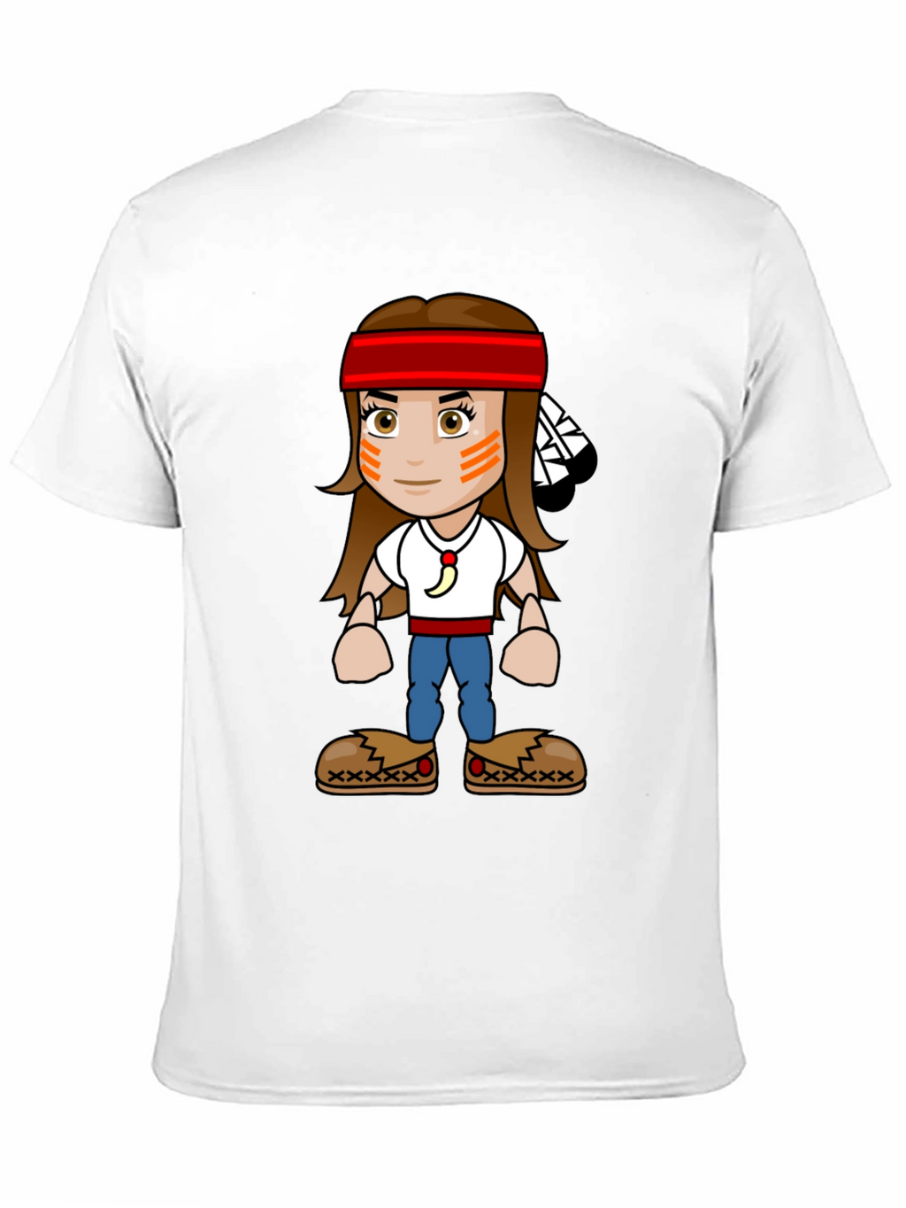 Native American Cartoon T-Shirt