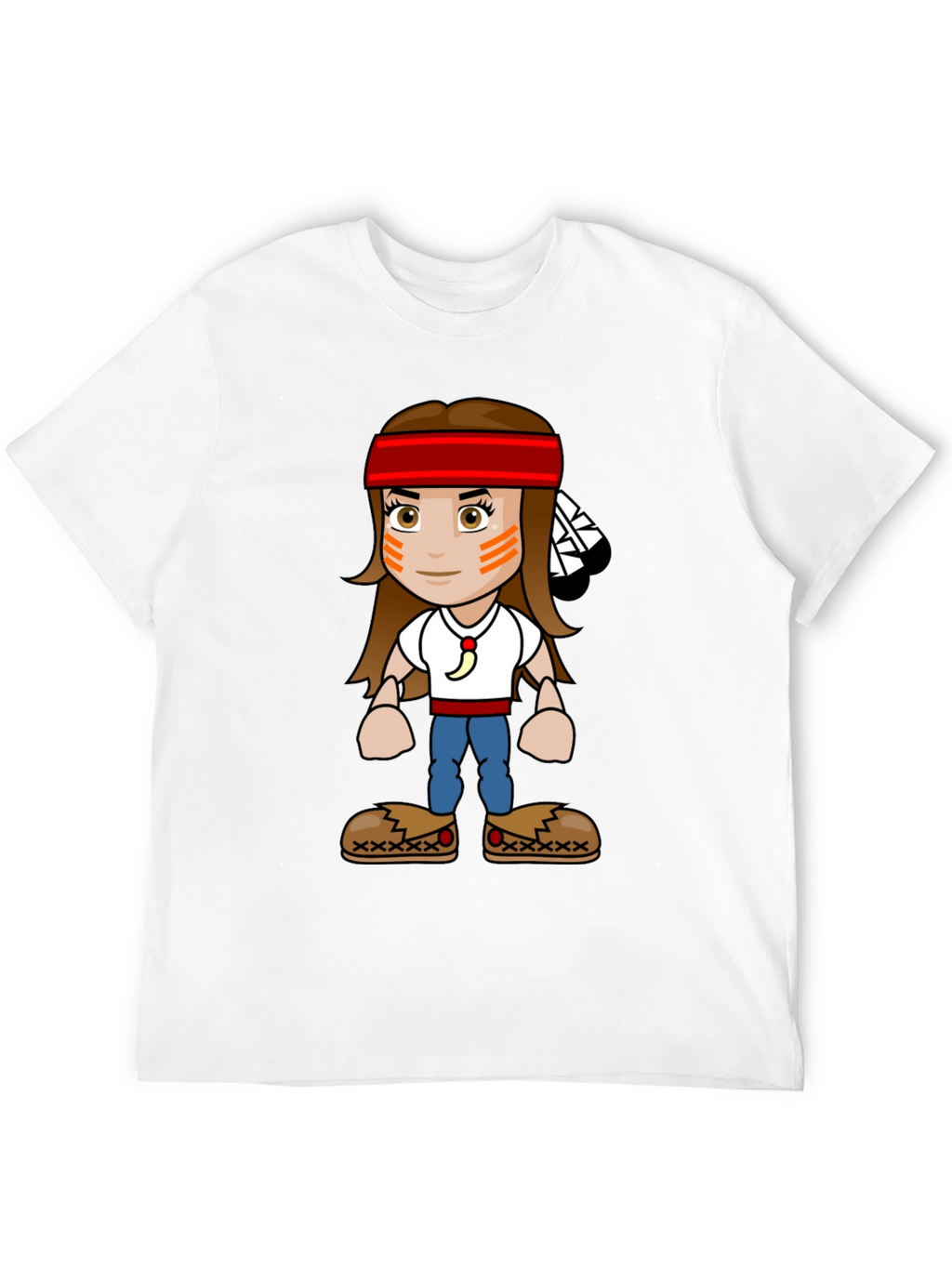 Native American Cartoon T-Shirt