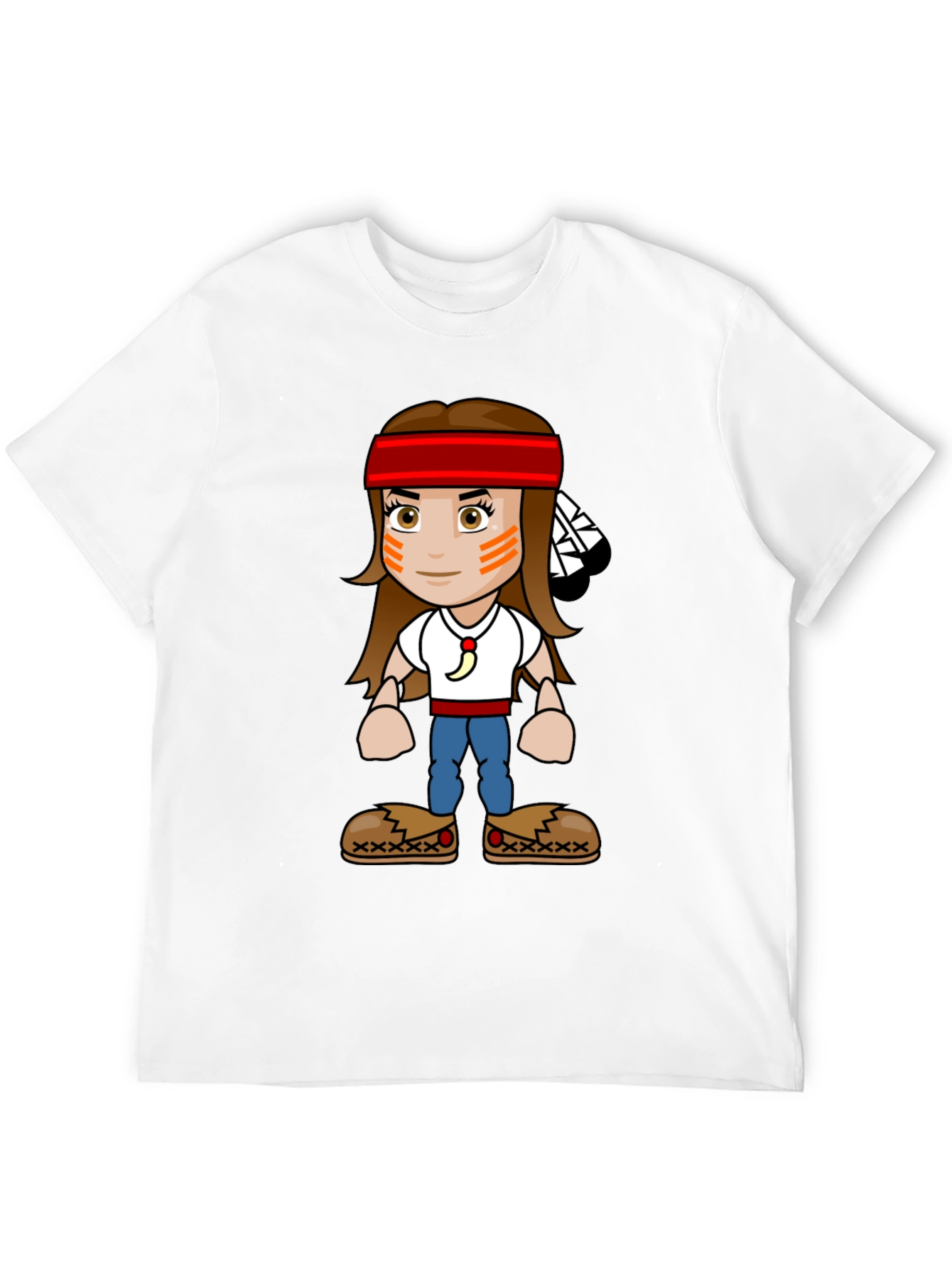 Native American Cartoon T-Shirt