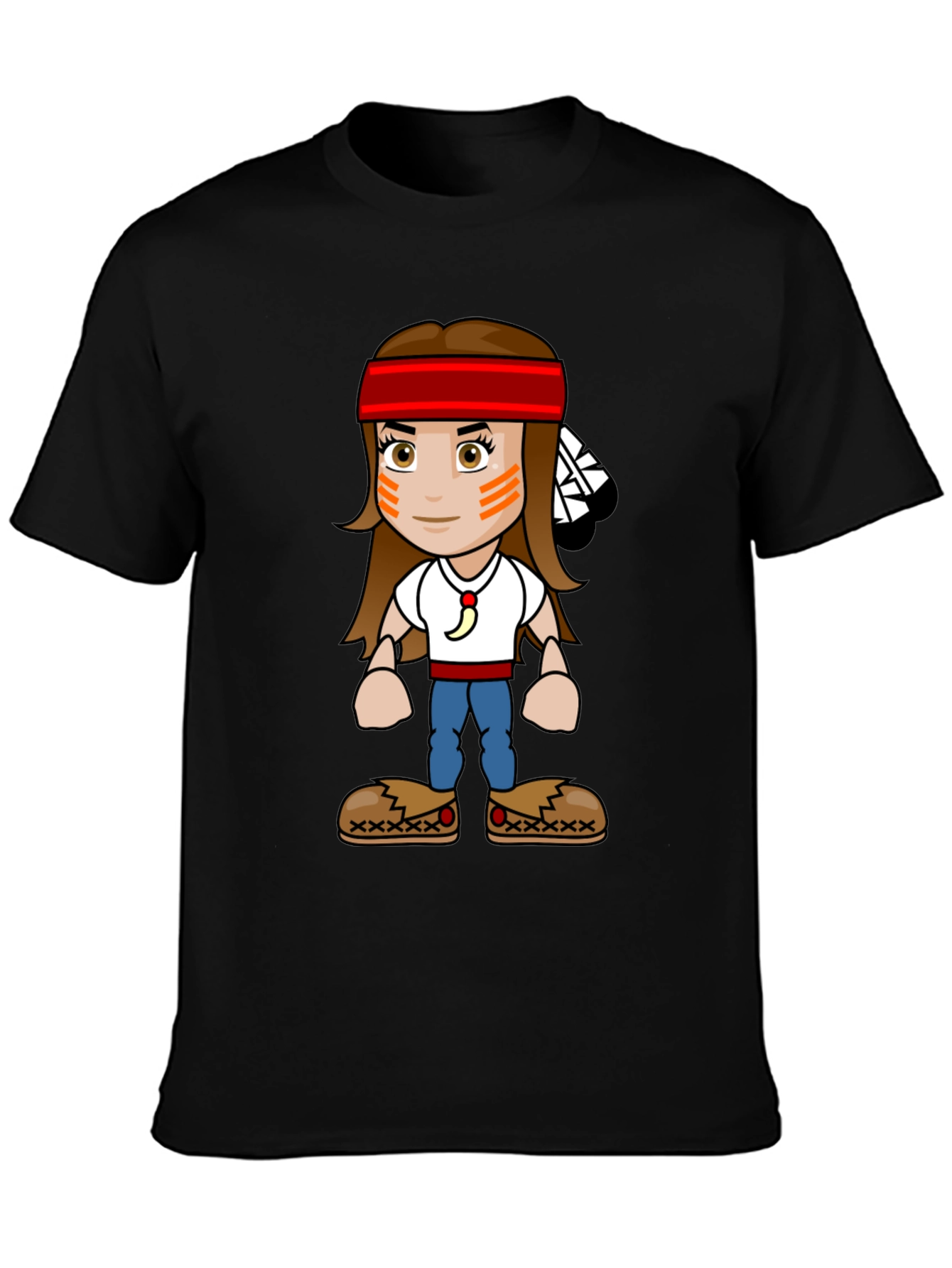 Native American Cartoon T-Shirt