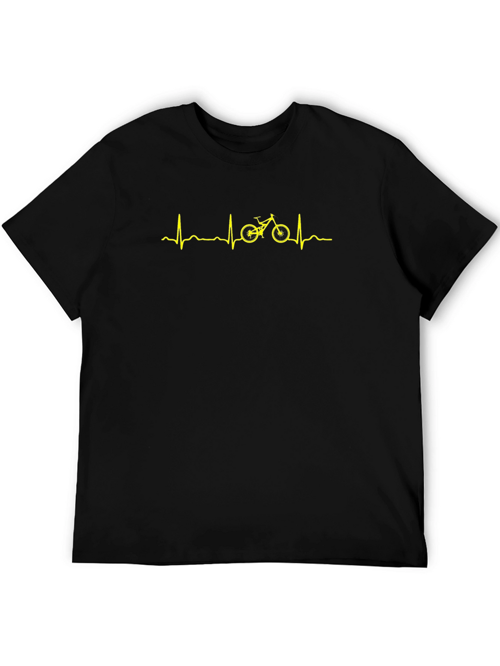 Bike Heartbeat T-Shirt - Cycling Enthusiast Tee