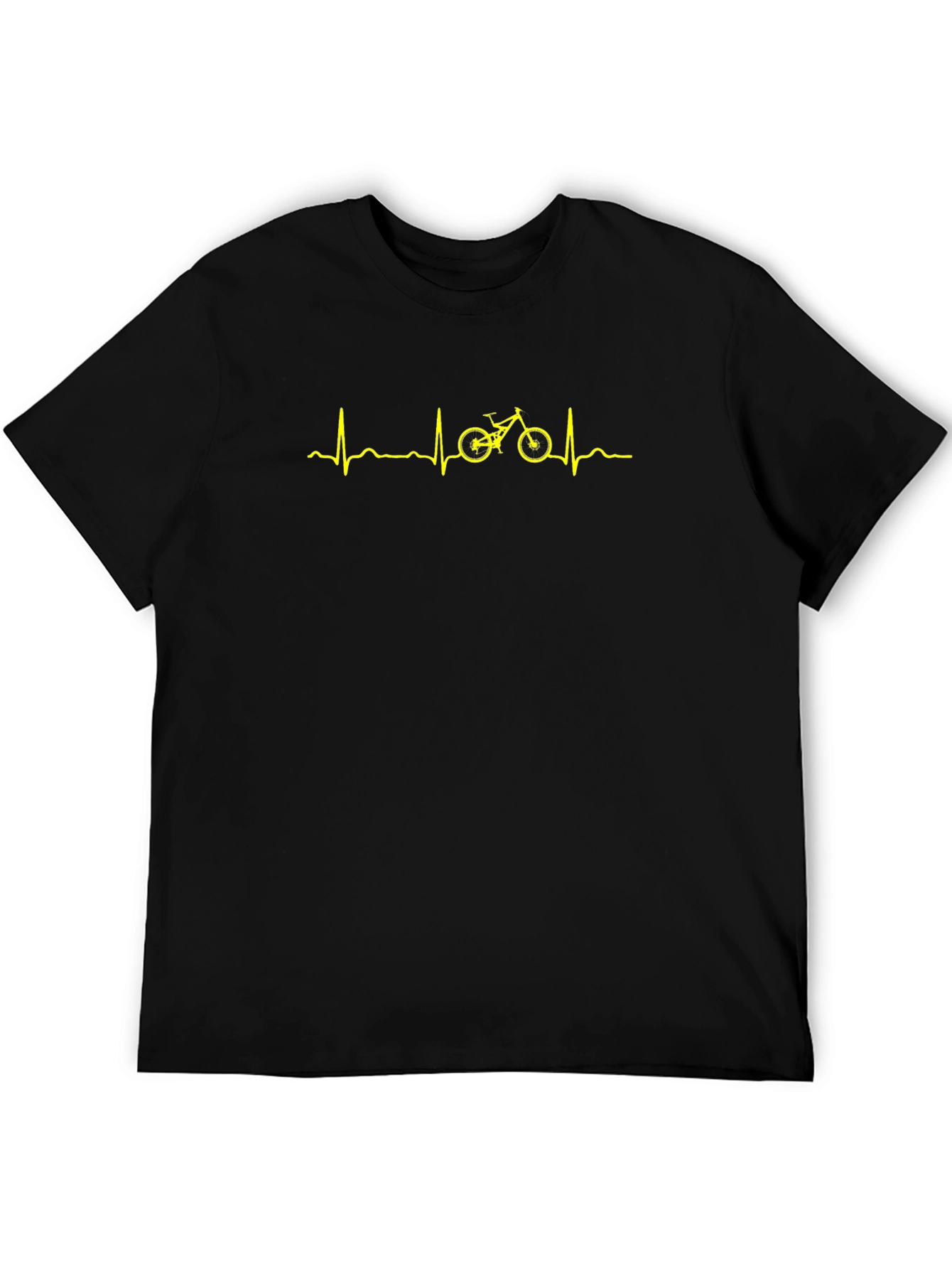 Bike Heartbeat T-Shirt - Cycling Enthusiast Tee