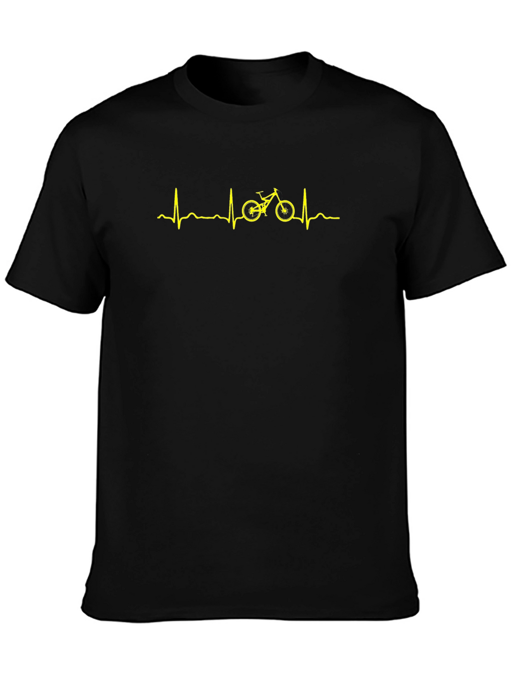 Bike Heartbeat T-Shirt - Cycling Enthusiast Tee
