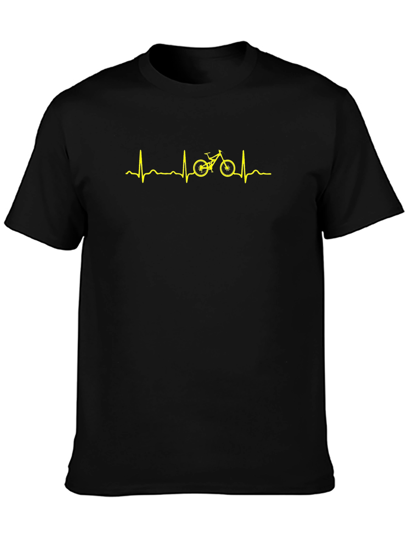 Bike Heartbeat T-Shirt - Cycling Enthusiast Tee